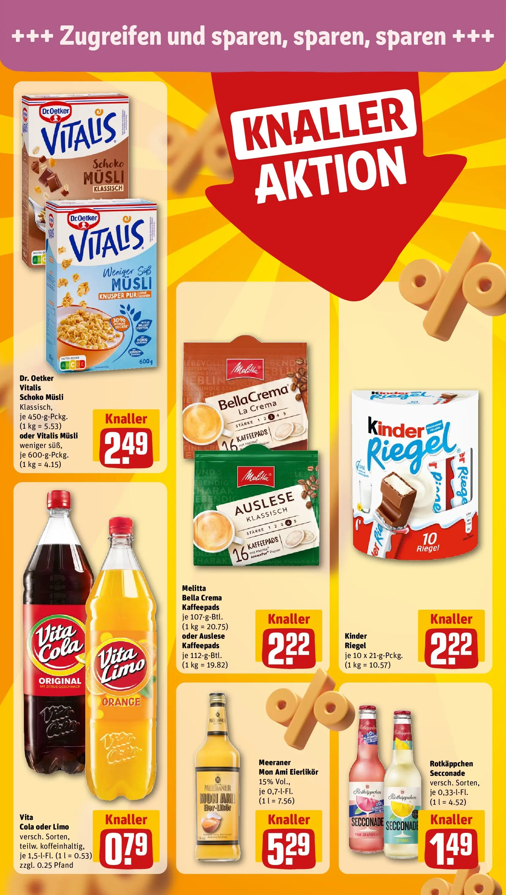 REWE Prospekt ab 31.05.2026 zum Blättern » Angebote | Seite: 12 | Produkte: Musli, Melitta, Grapefruit, Vita cola