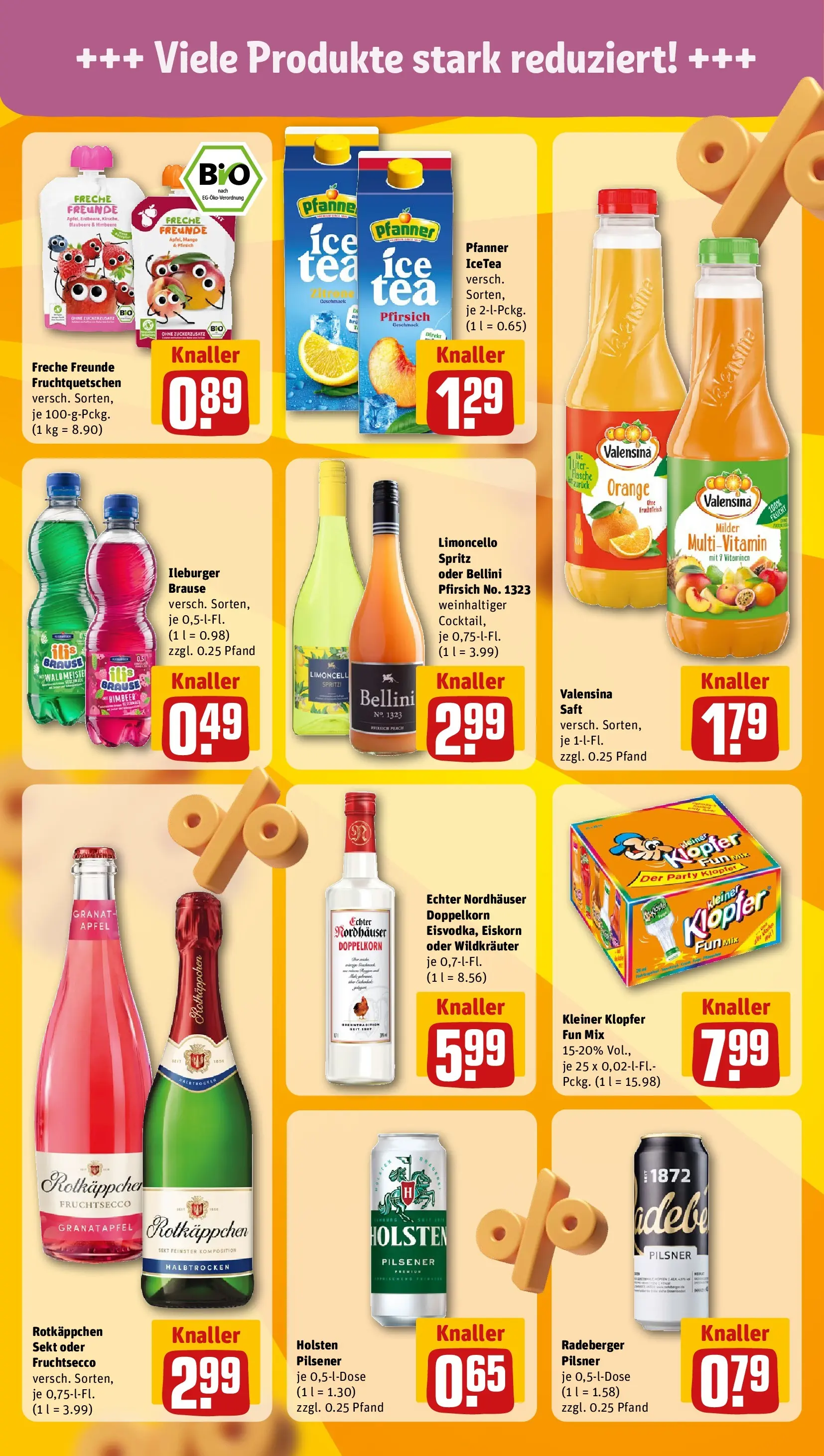 REWE Prospekt ab 31.05.2026 zum Blättern » Angebote | Seite: 15 | Produkte: Holsten, Valensina, Pfirsich, Limoncello