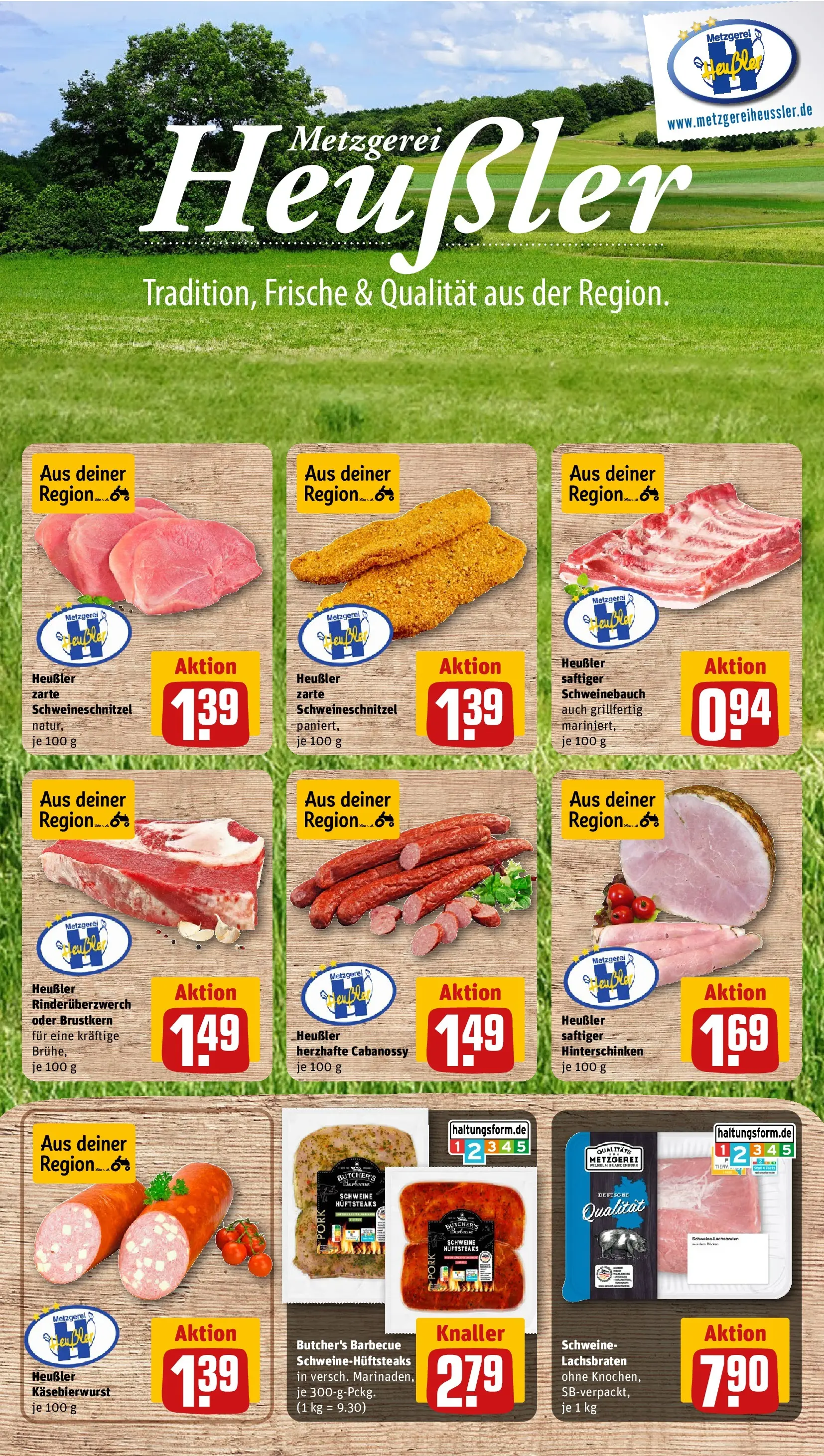 REWE Prospekt ab 01.06.2026 zum Blättern » Angebote | Seite: 8 | Produkte: Schweinebauch, Steak