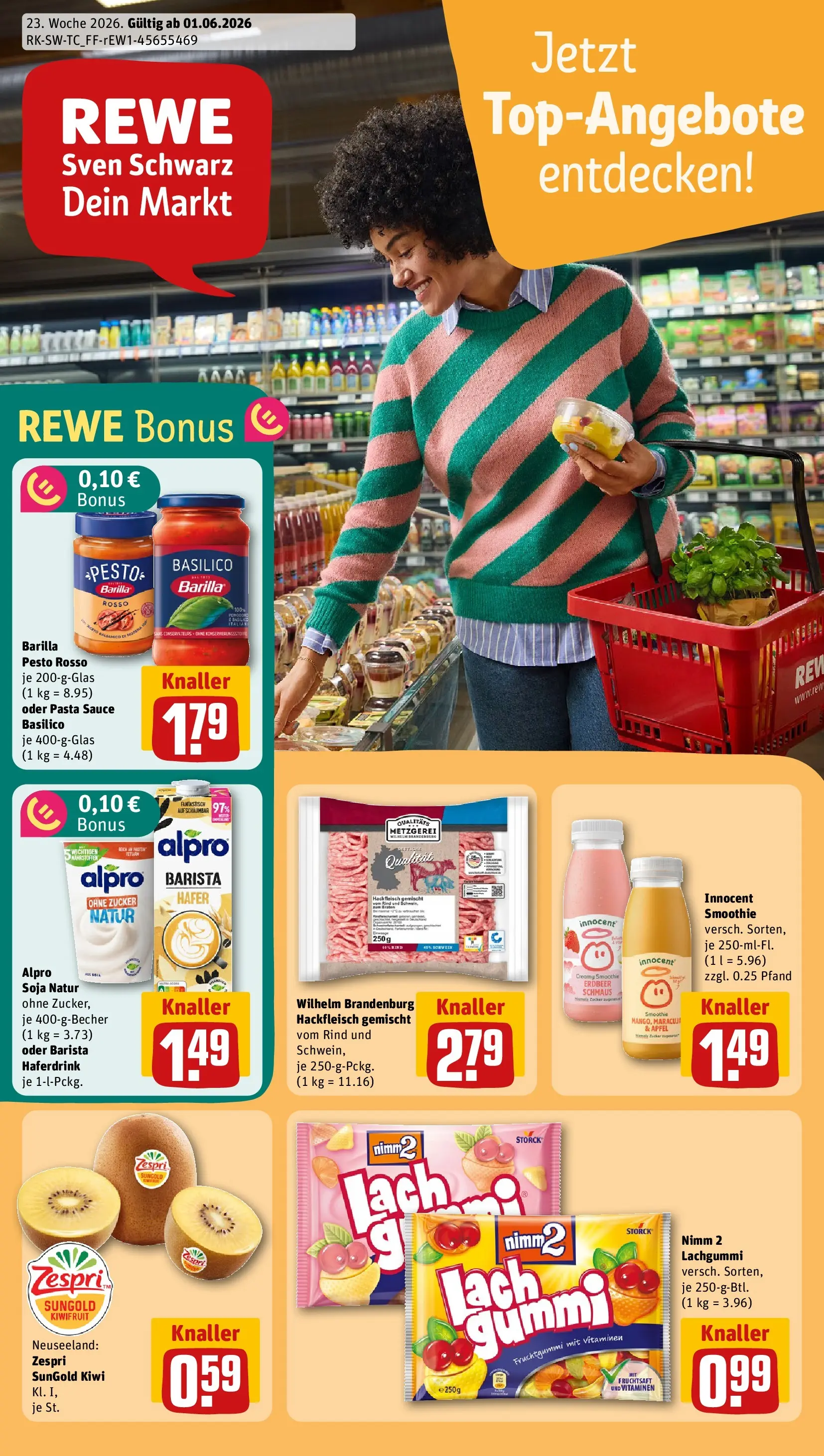 REWE Prospekt ab 31.05.2026 zum Blättern » Angebote | Seite: 1