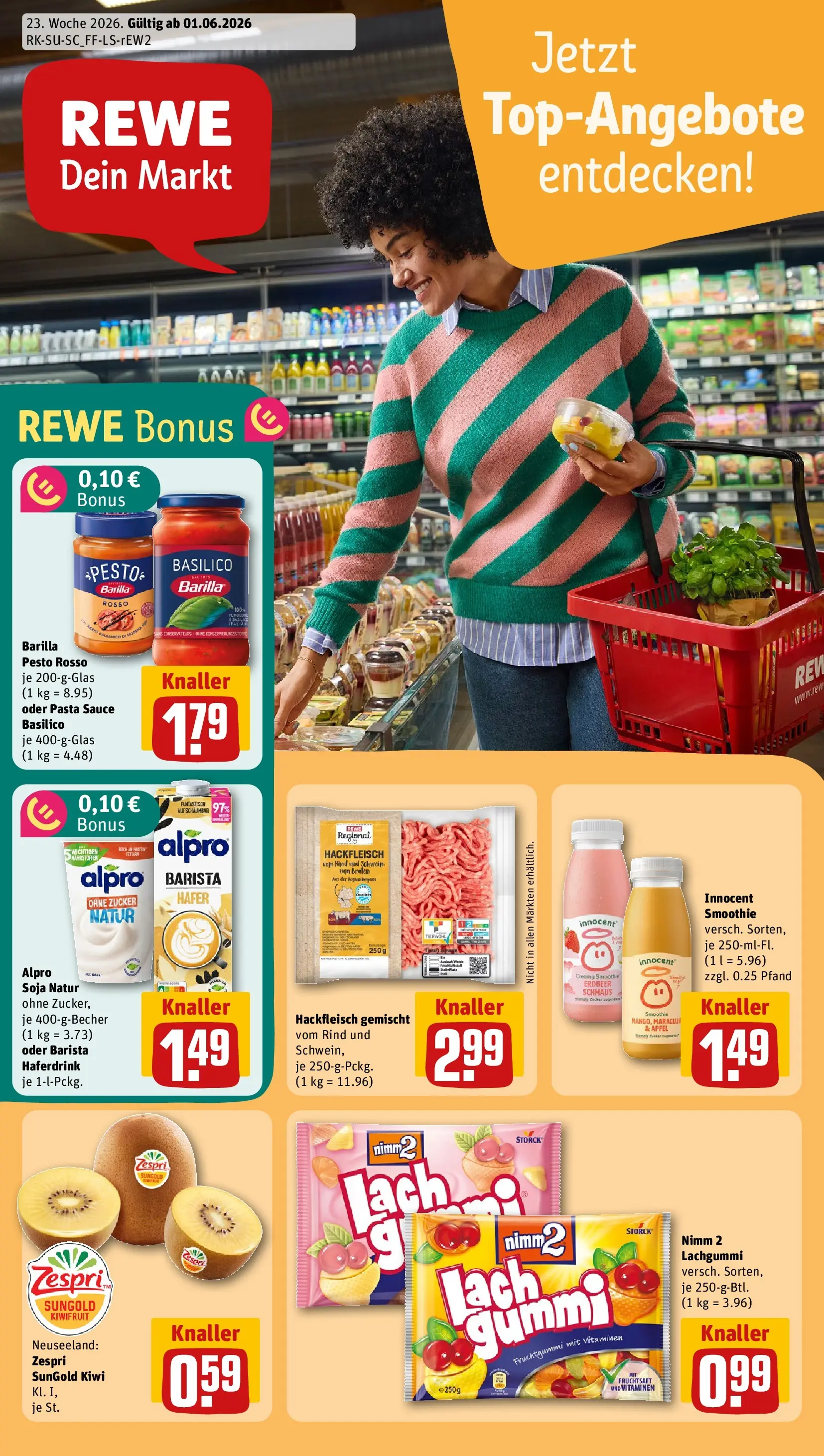 REWE Prospekt ab 31.05.2026 zum Blättern » Angebote | Seite: 1