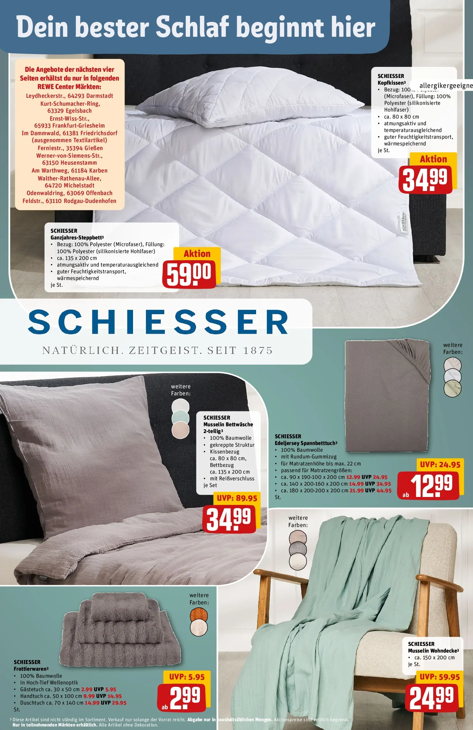 REWE Prospekt ab 01.06.2026 zum Blättern » Angebote | Seite: 36 | Produkte: Bettwäsche