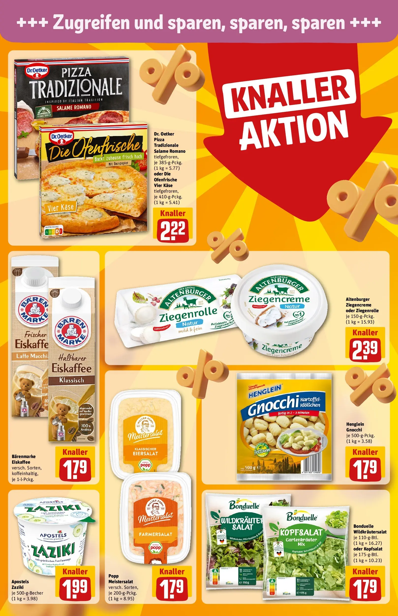 REWE Prospekt ab 01.06.2026 zum Blättern » Angebote | Seite: 16 | Produkte: Käse, Ofenfrische, Pizza, Salat