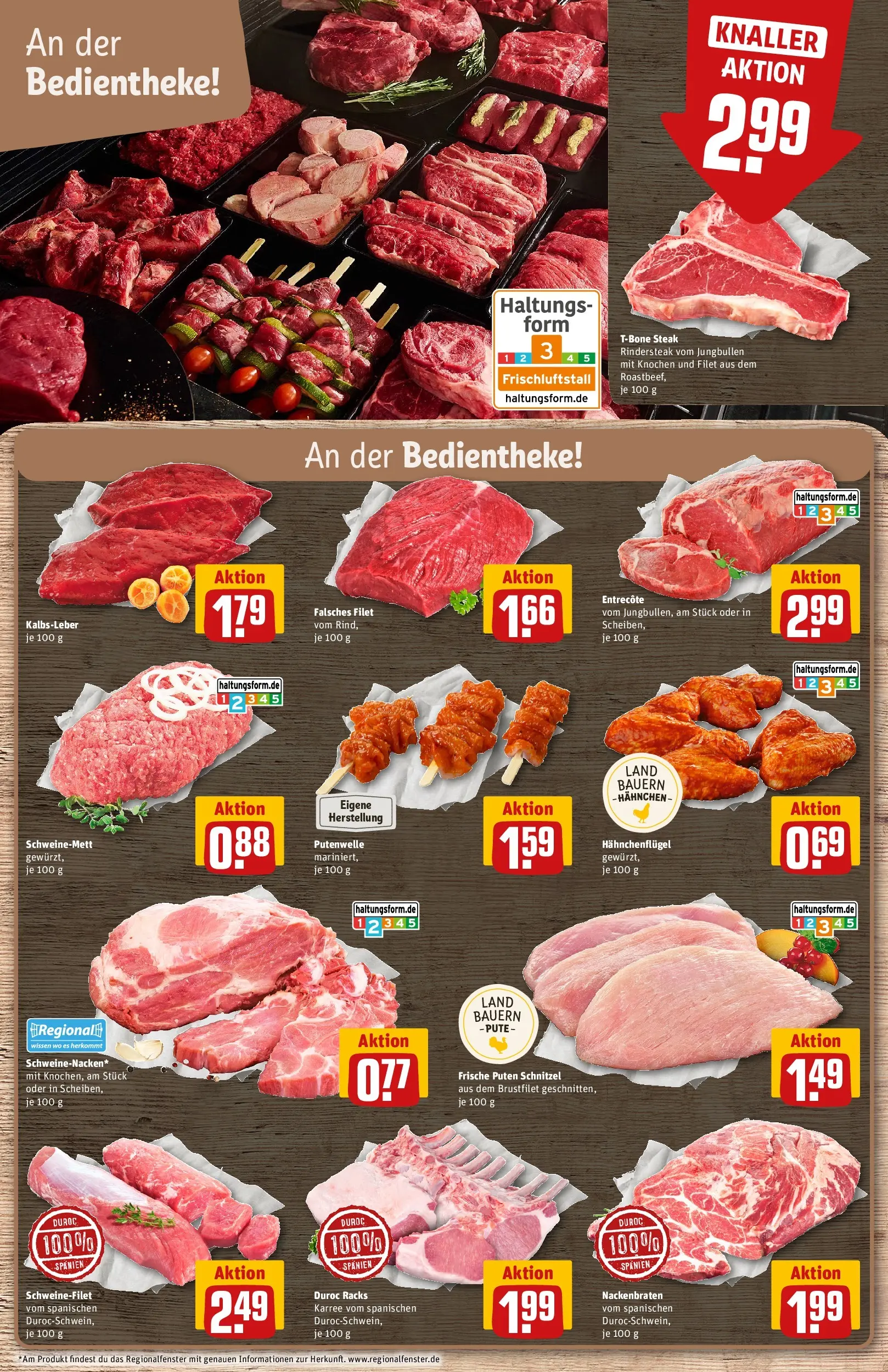 REWE Prospekt ab 01.06.2026 zum Blättern » Angebote | Seite: 7 | Produkte: Pute, Entrecote, Schnitzel, Steak