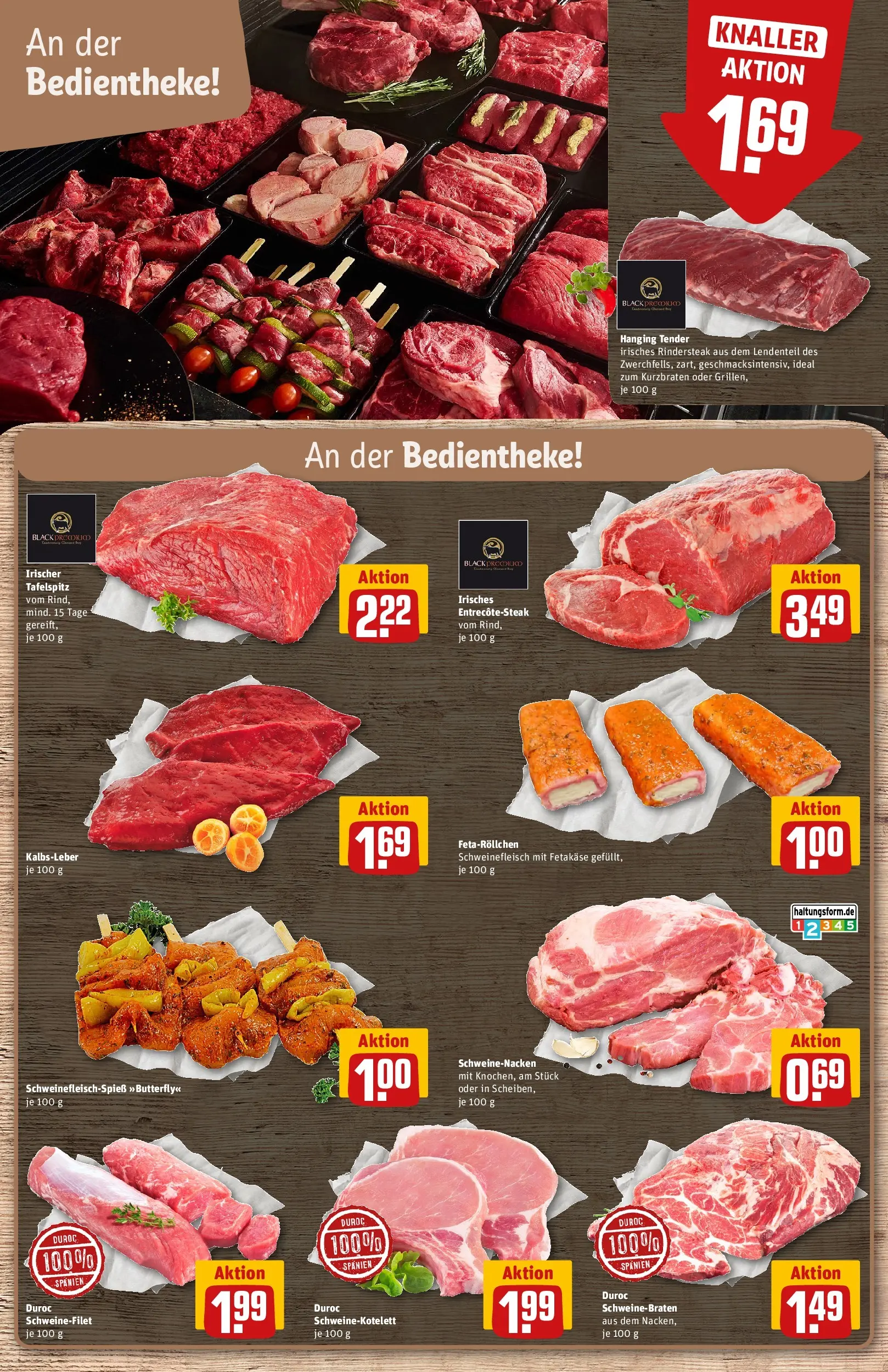 REWE Prospekt ab 01.06.2026 zum Blättern » Angebote | Seite: 7 | Produkte: Tafelspitz, Kalbsleber, Schweinefleisch, Steak