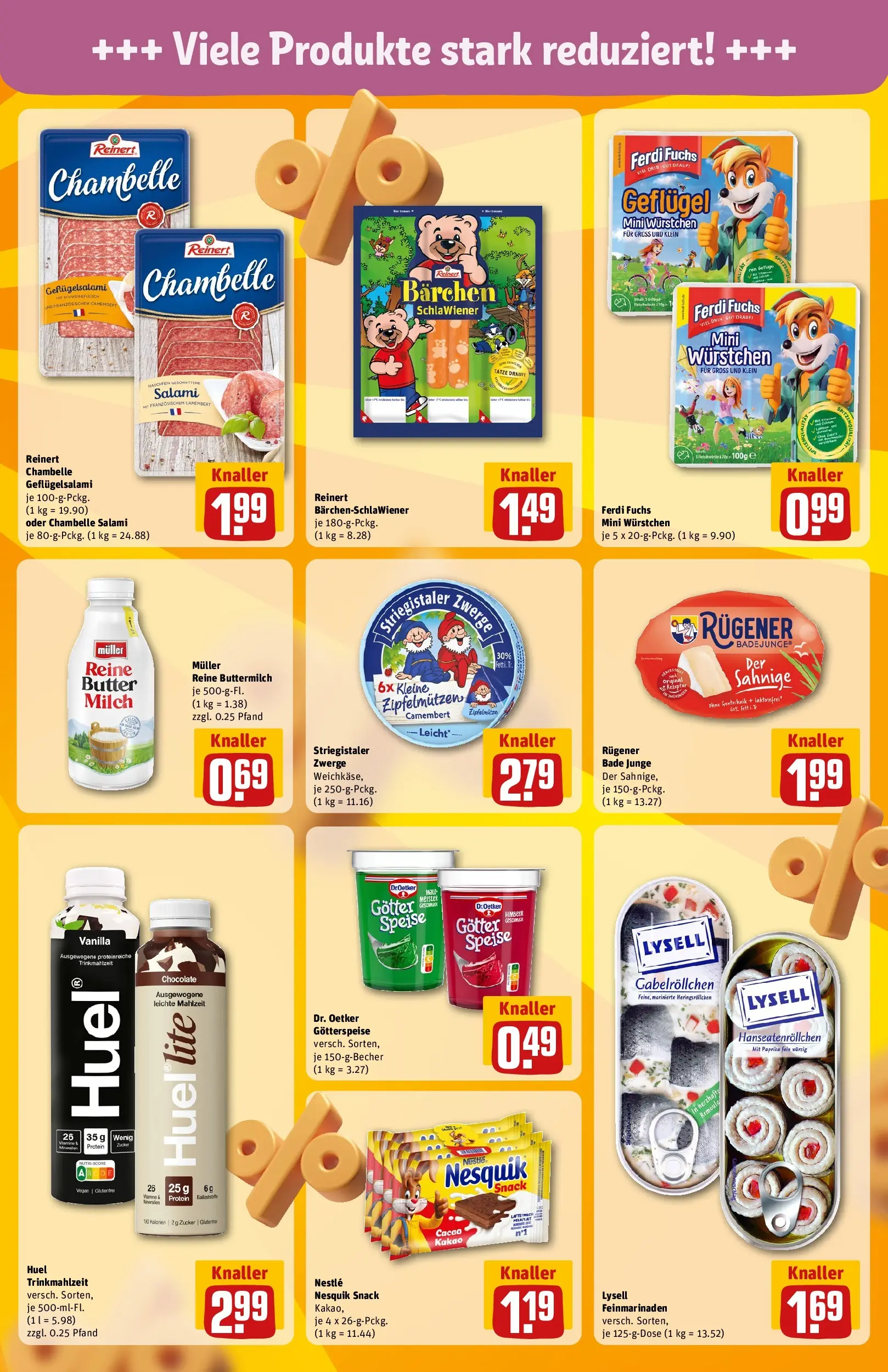 REWE Prospekt ab 01.06.2026 zum Blättern » Angebote | Seite: 17 | Produkte: Buttermilch, Milch, Zucker, Salami