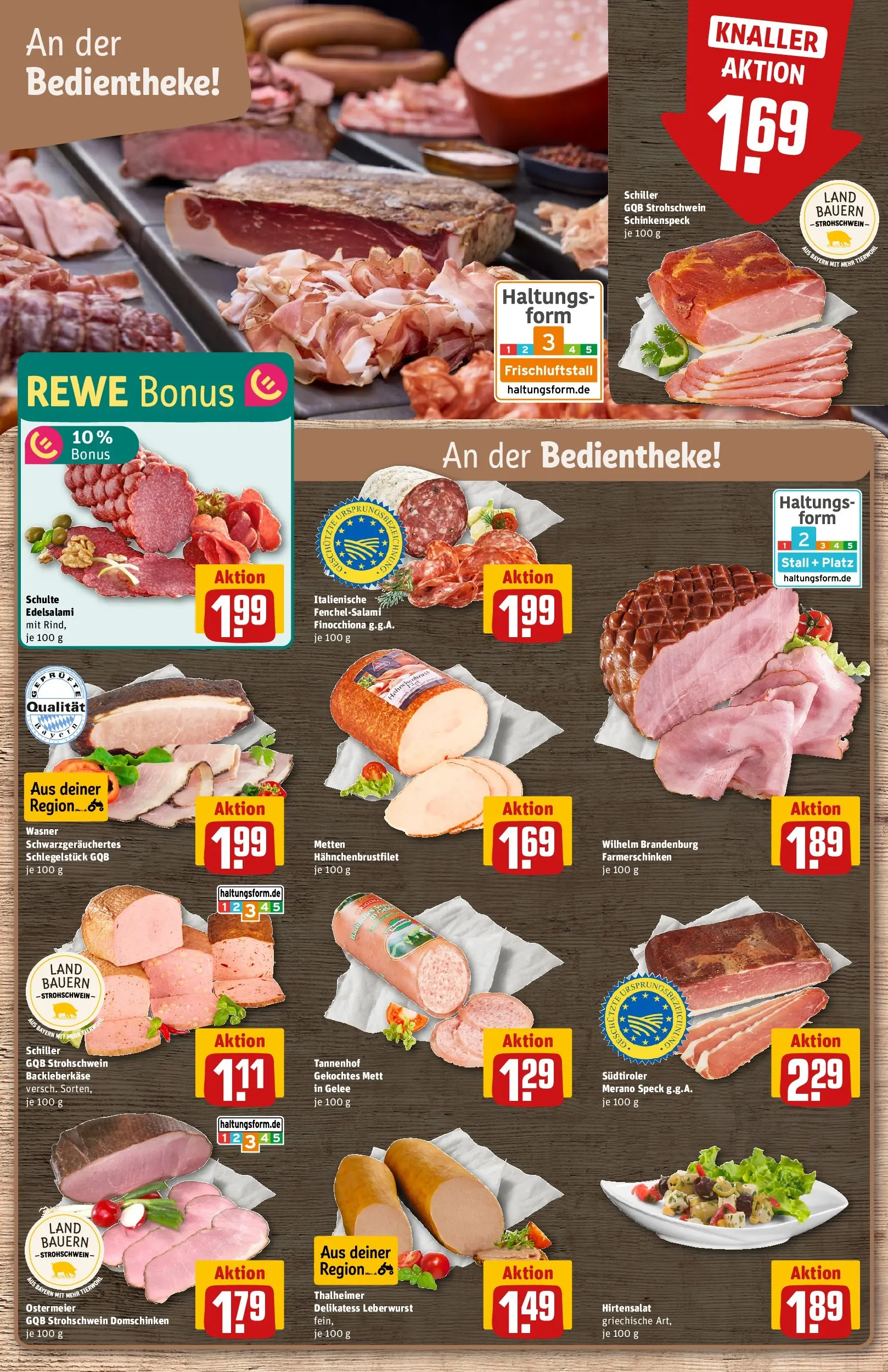 REWE Prospekt ab 01.06.2026 zum Blättern » Angebote | Seite: 8 | Produkte: Salami
