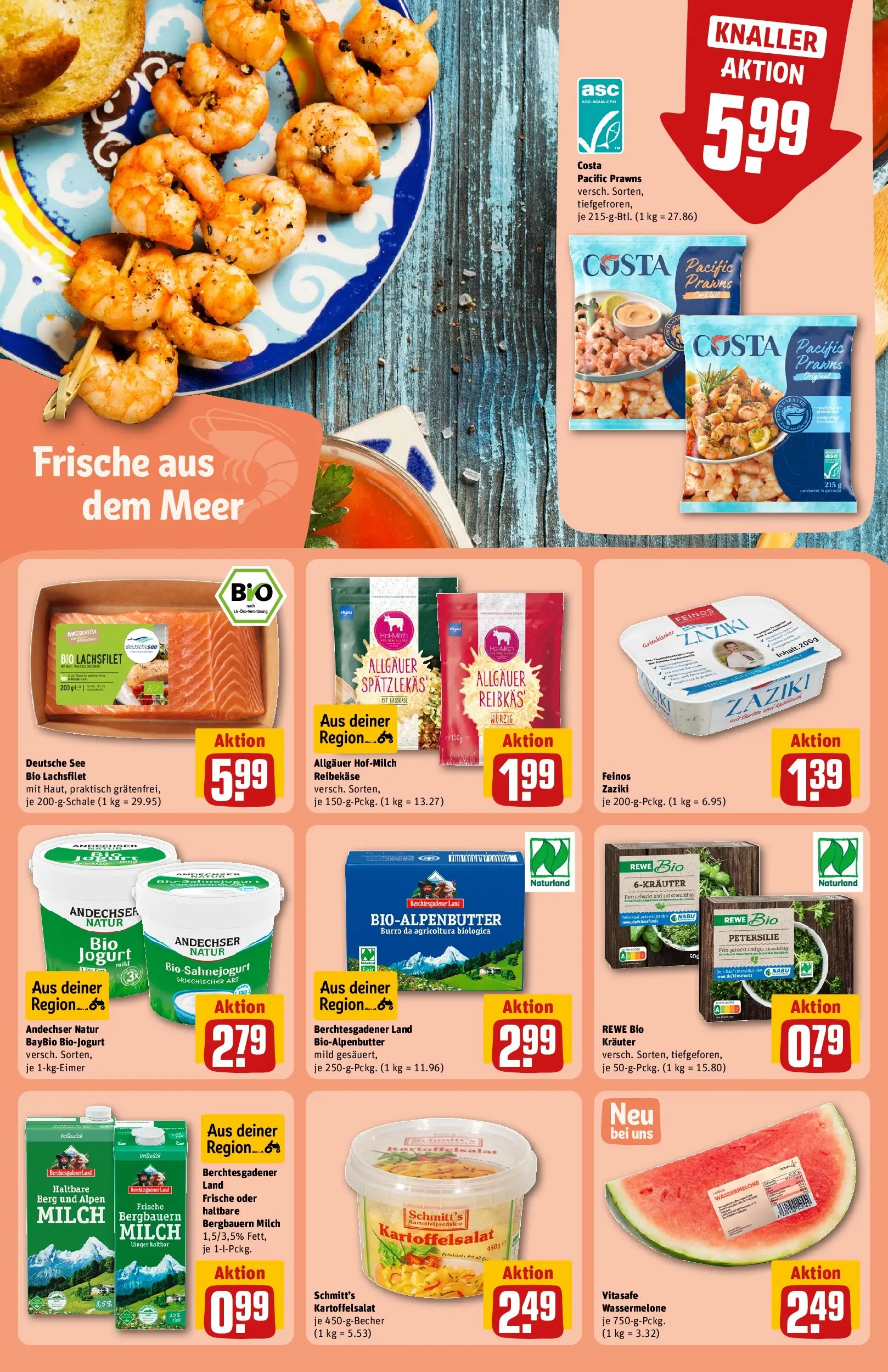 REWE Prospekt ab 01.06.2026 zum Blättern » Angebote | Seite: 20 | Produkte: Milch, Butter, Petersilie, Reibekase