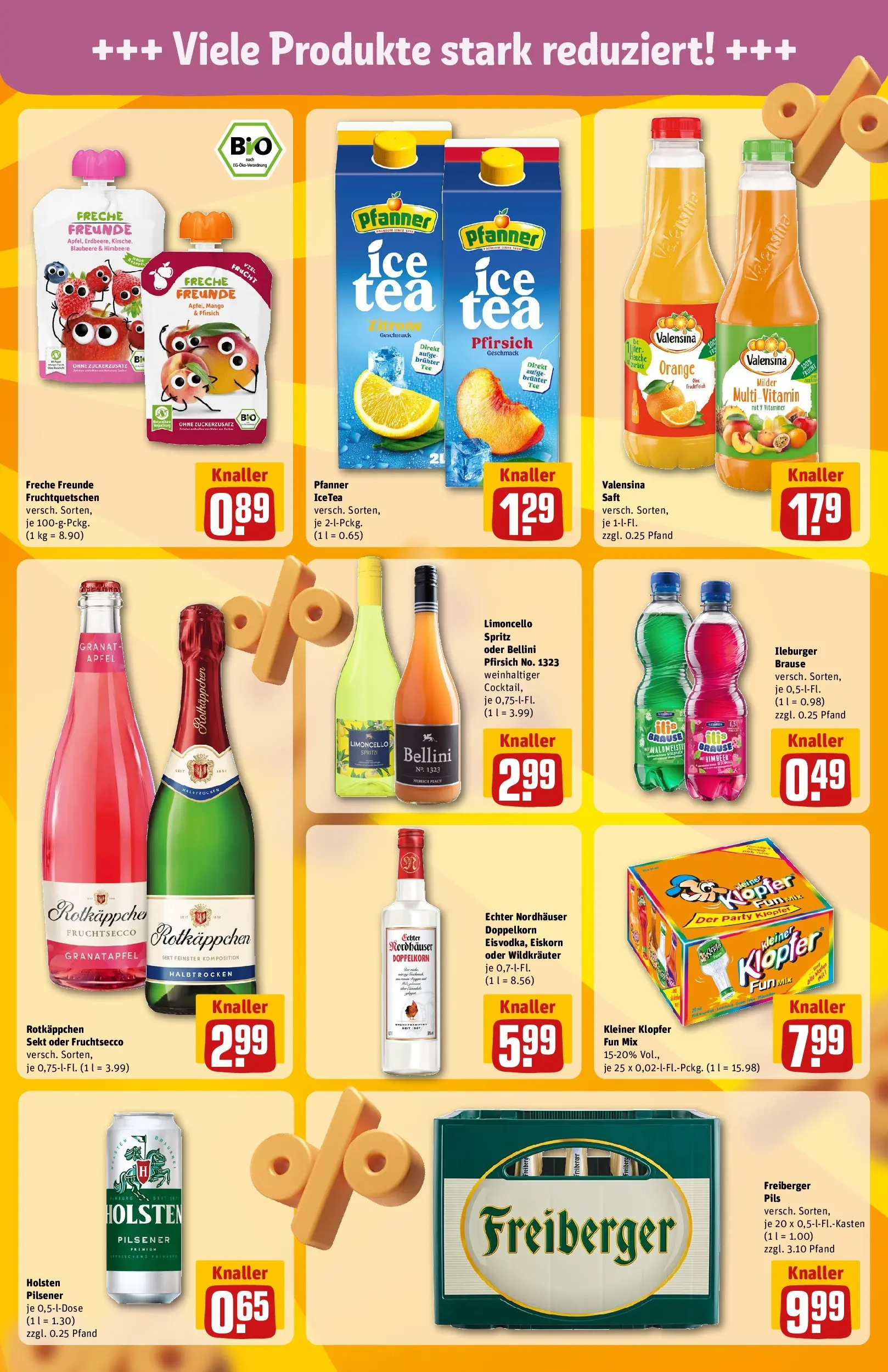 REWE Prospekt ab 01.06.2026 zum Blättern » Angebote | Seite: 19 | Produkte: Pils, Äpfel, Fruchtsecco, Limoncello