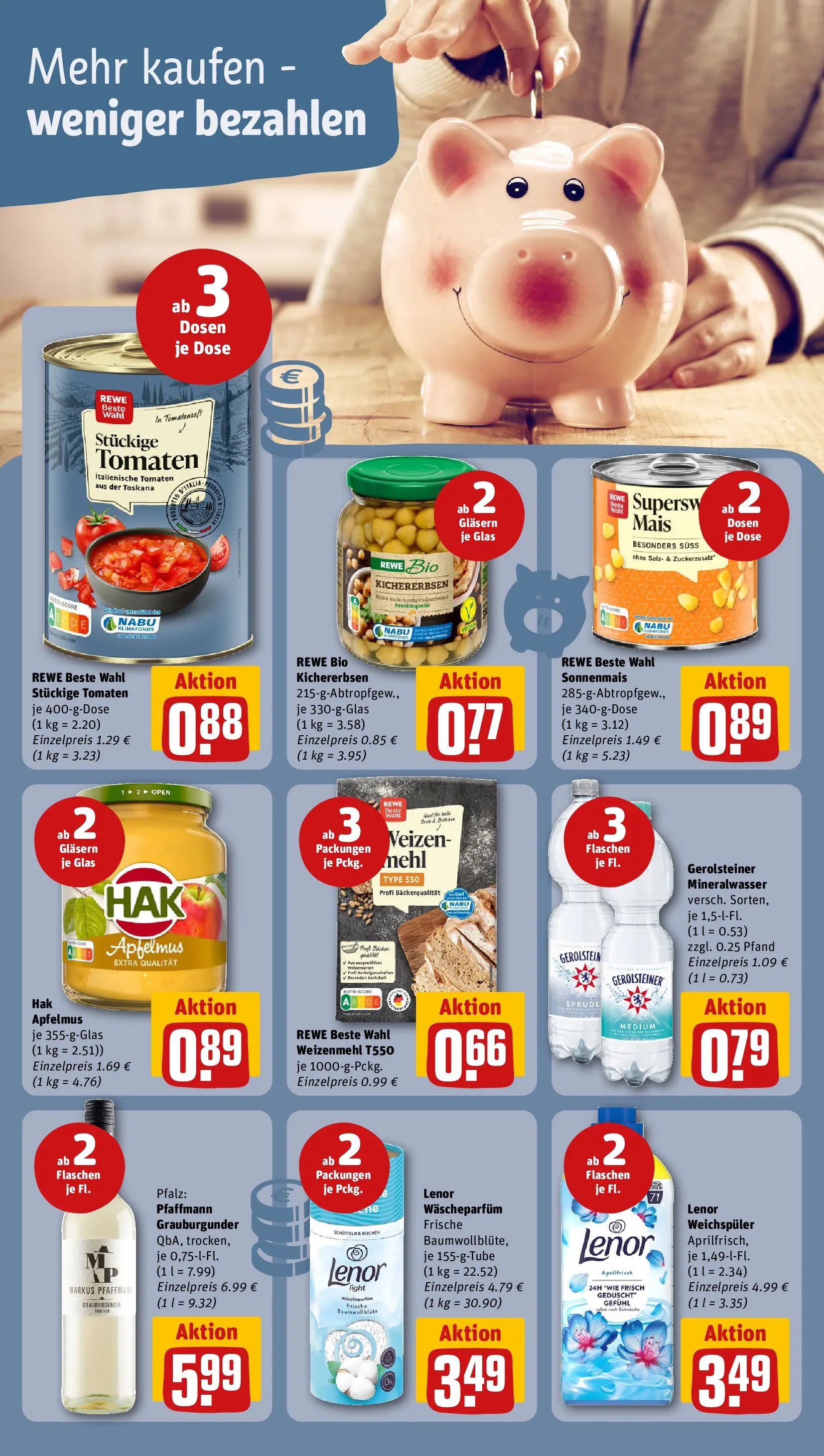 REWE Prospekt ab 31.05.2026 zum Blättern » Angebote | Seite: 16