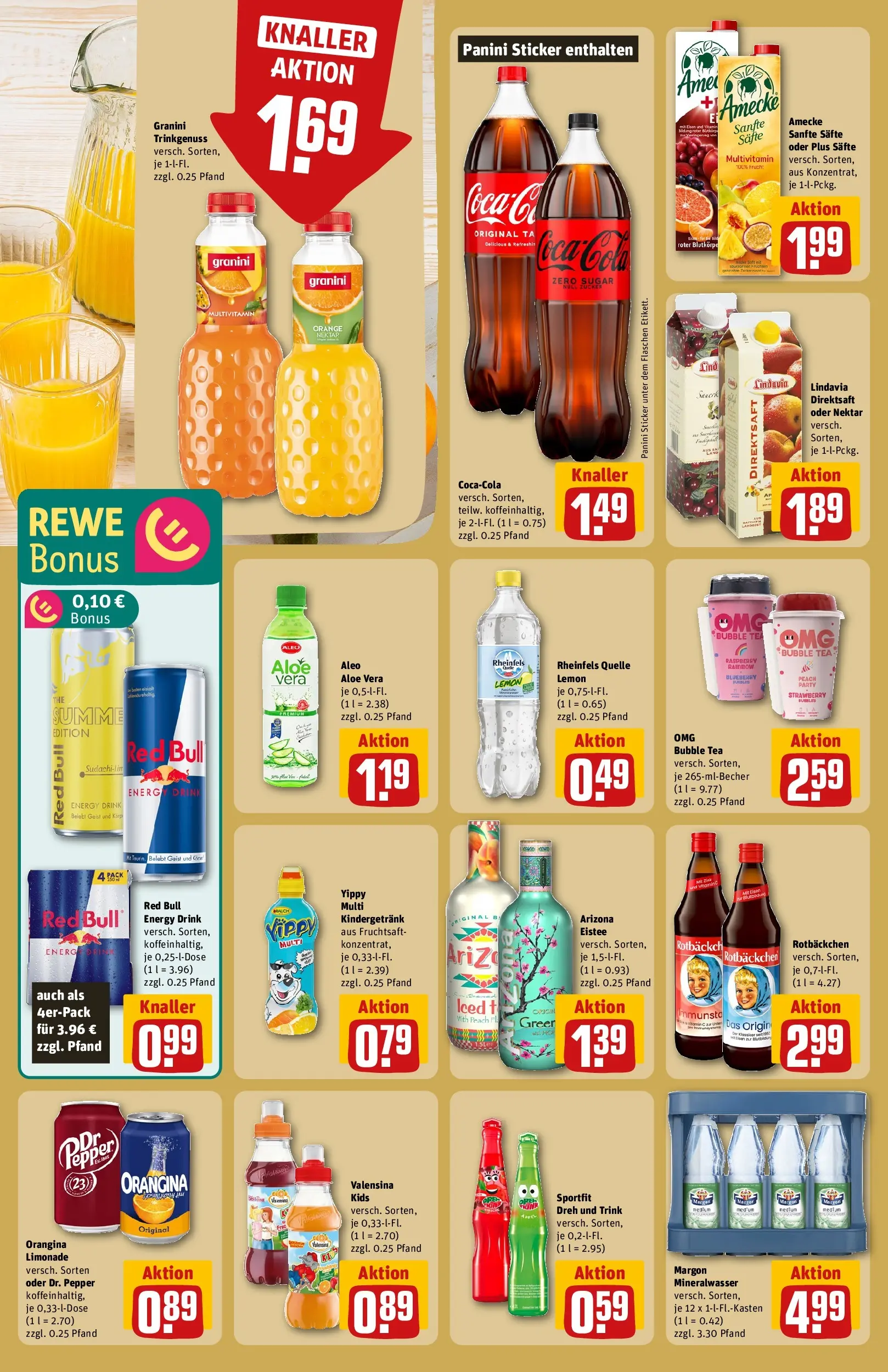 REWE Prospekt ab 01.06.2026 zum Blättern » Angebote | Seite: 22 | Produkte: Energy, Valensina, Granini, Fruchtsaft
