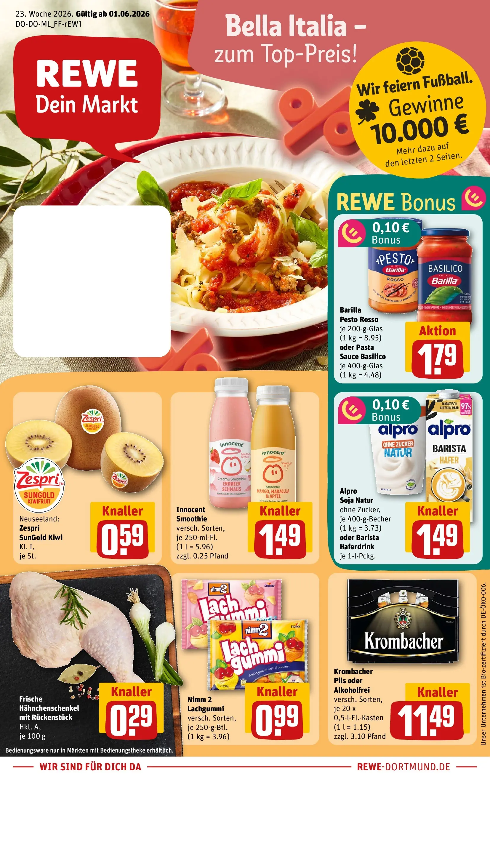 REWE Prospekt ab 31.05.2026 zum Blättern » Angebote | Seite: 1
