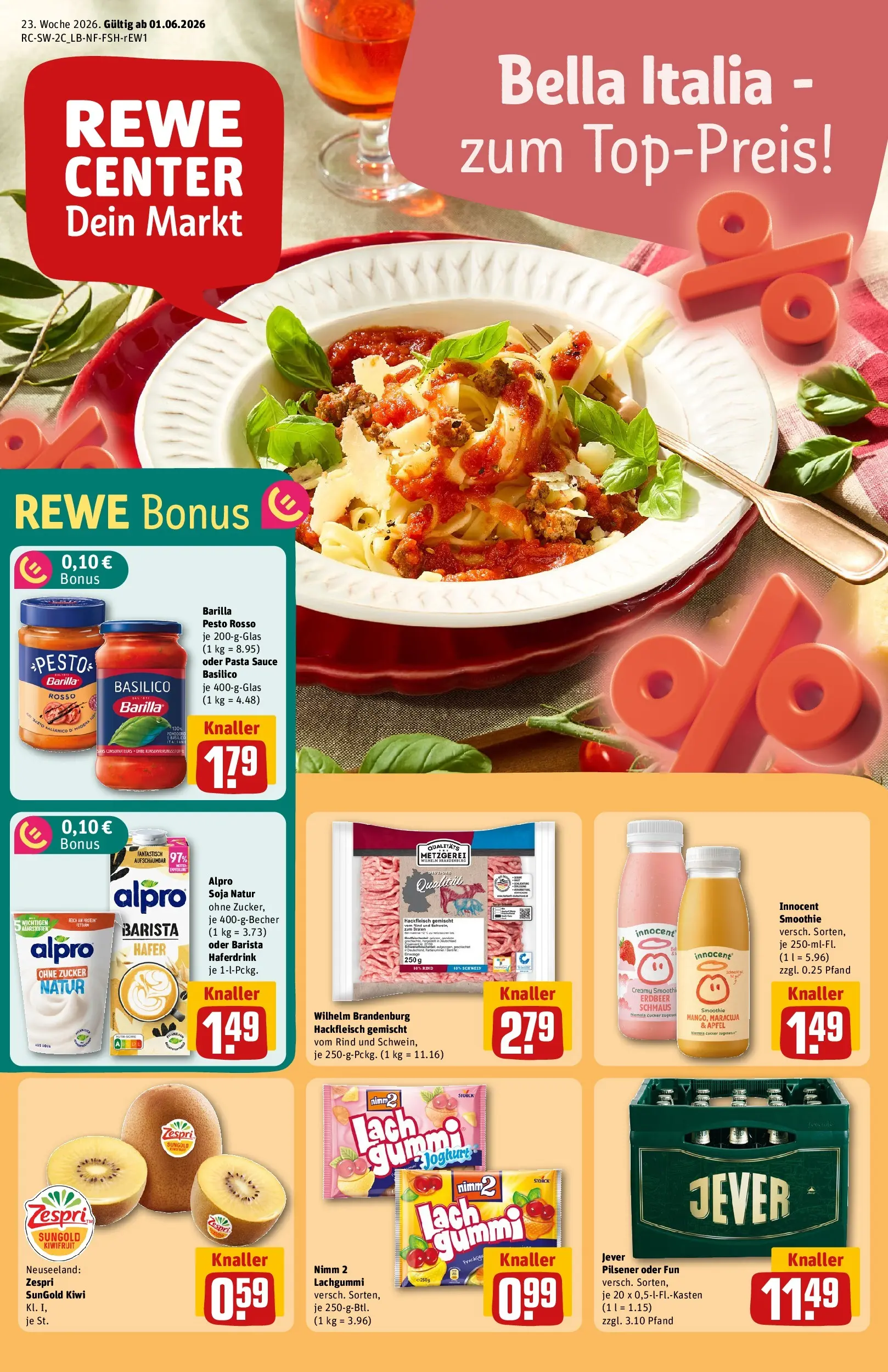 REWE Prospekt ab 01.06.2026 zum Blättern » Angebote | Seite: 1
