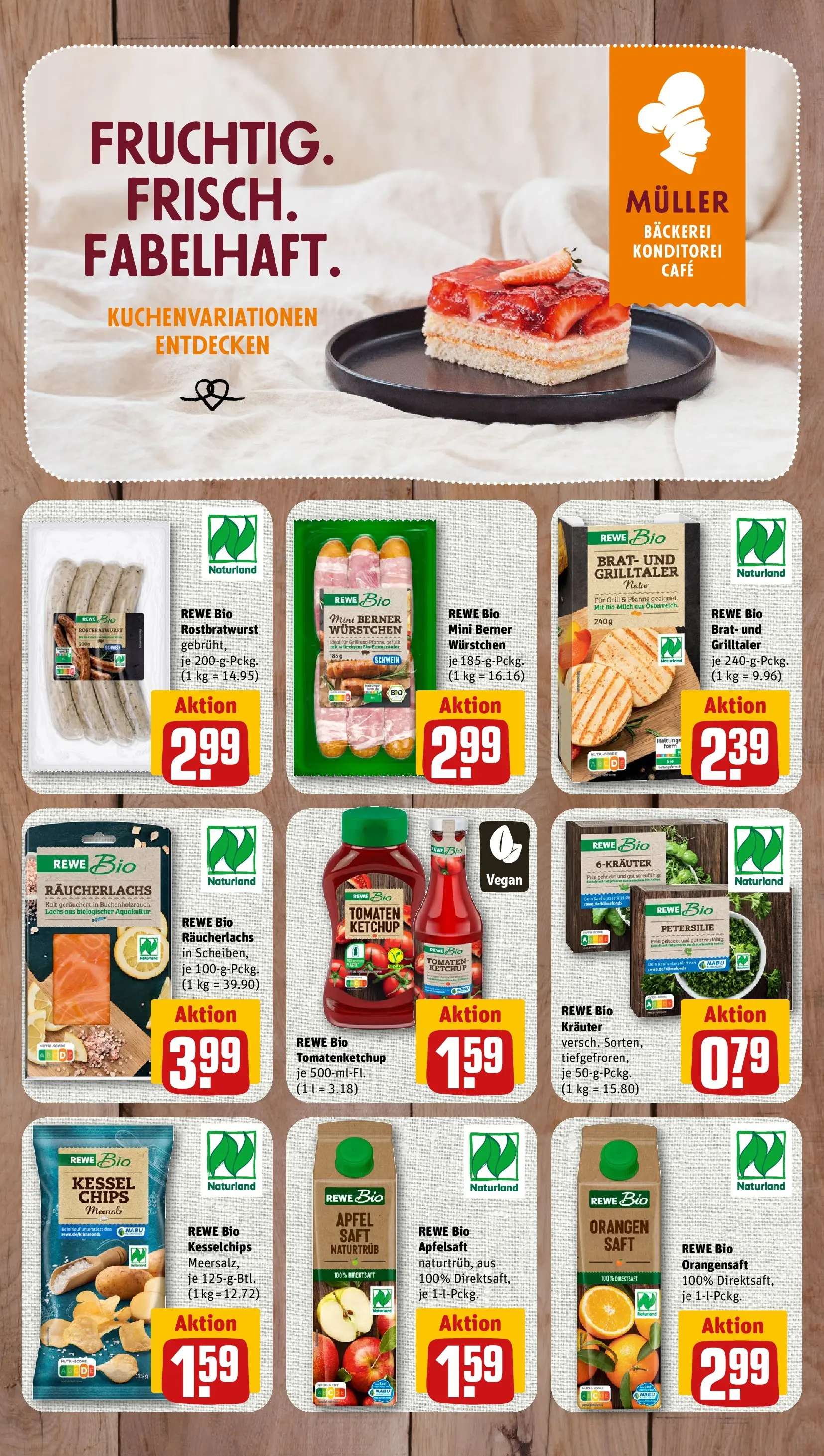 REWE Prospekt ab 01.06.2026 zum Blättern » Angebote | Seite: 7 | Produkte: Äpfel, Lachs, Petersilie, Ketchup