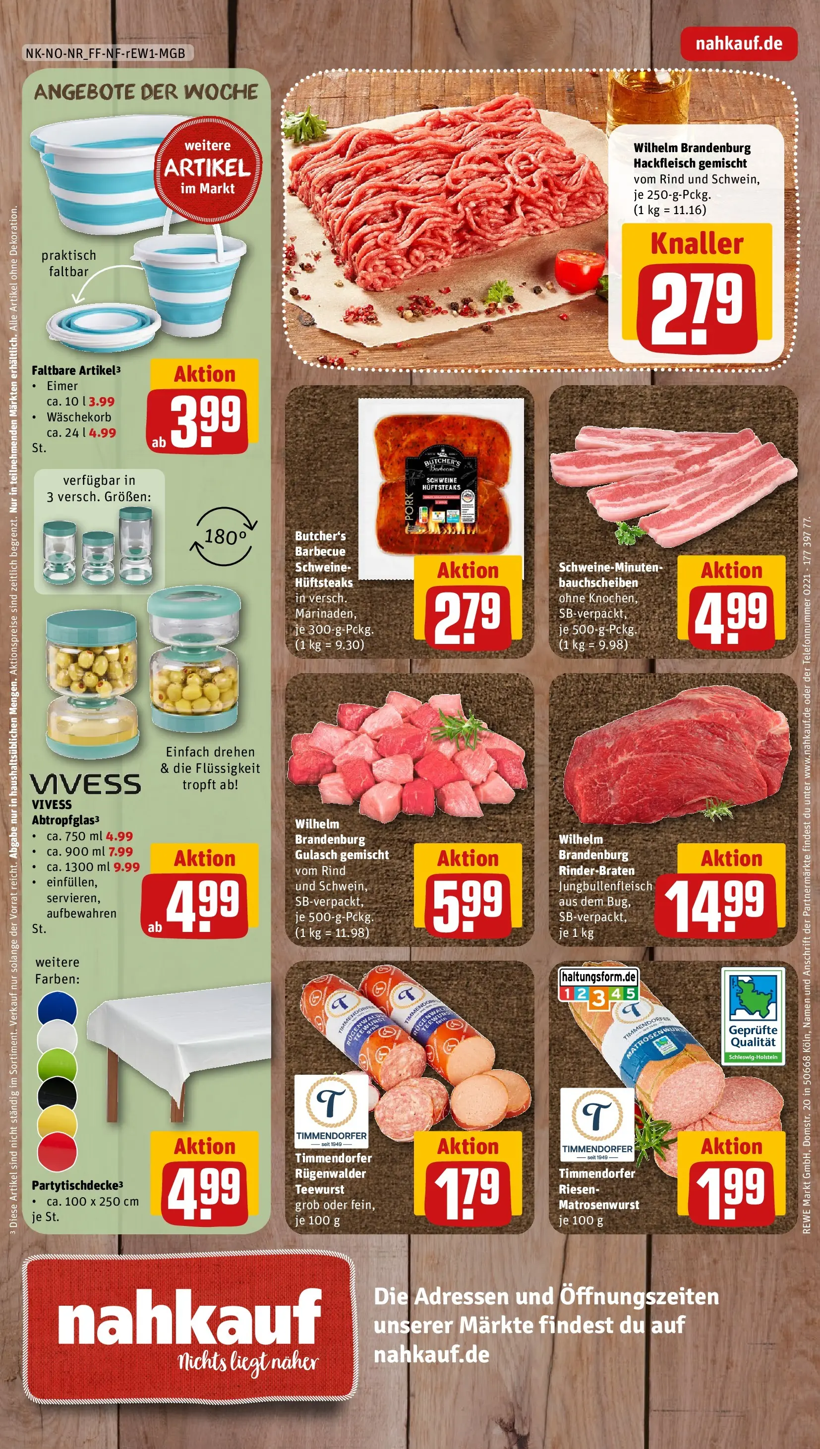 REWE Prospekt ab 01.06.2026 zum Blättern » Angebote | Seite: 12 | Produkte: Rinderbraten, Gulasch, Salami, Hackfleisch