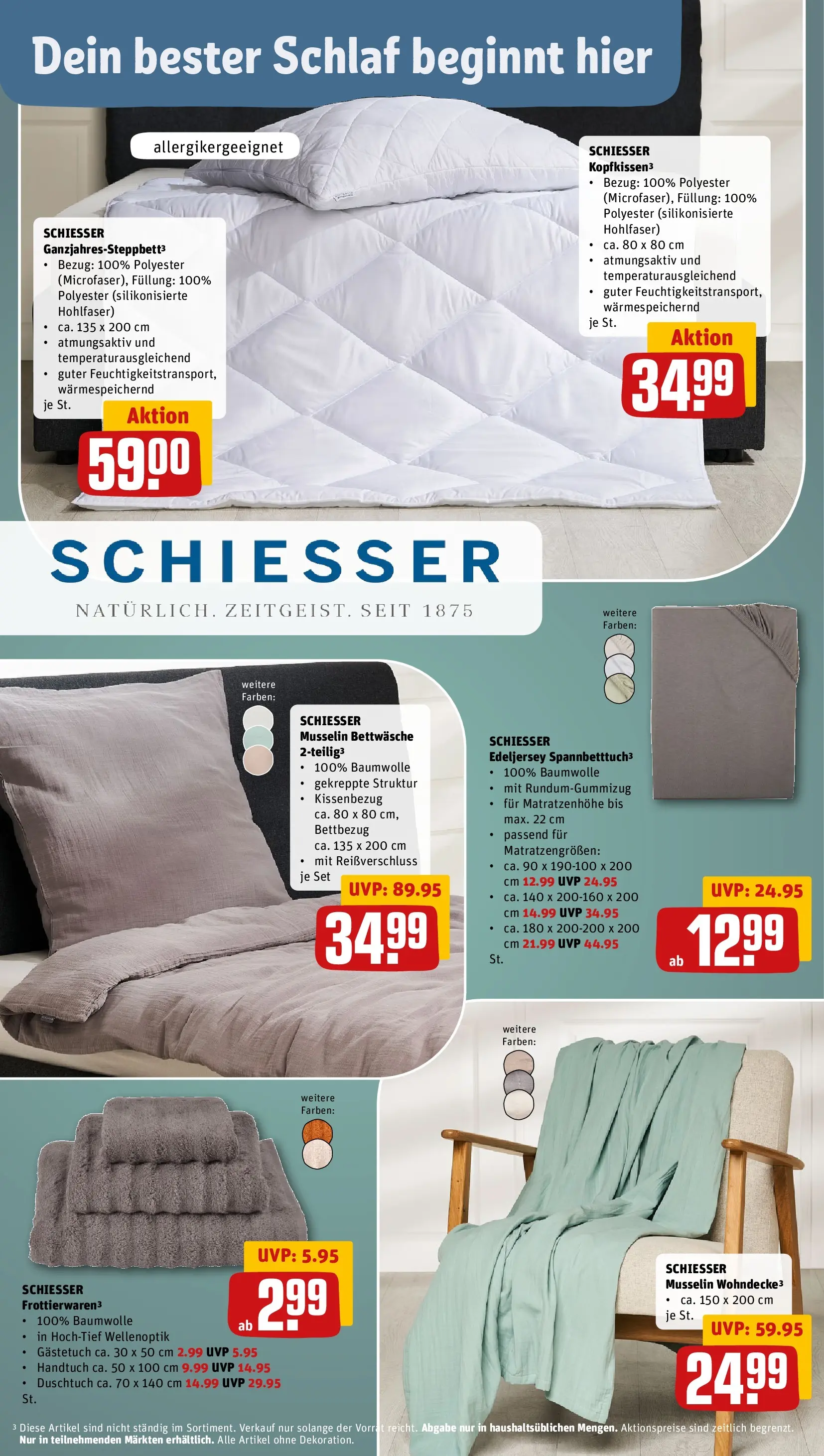 REWE Prospekt ab 01.06.2026 zum Blättern » Angebote | Seite: 38 | Produkte: Bettwäsche