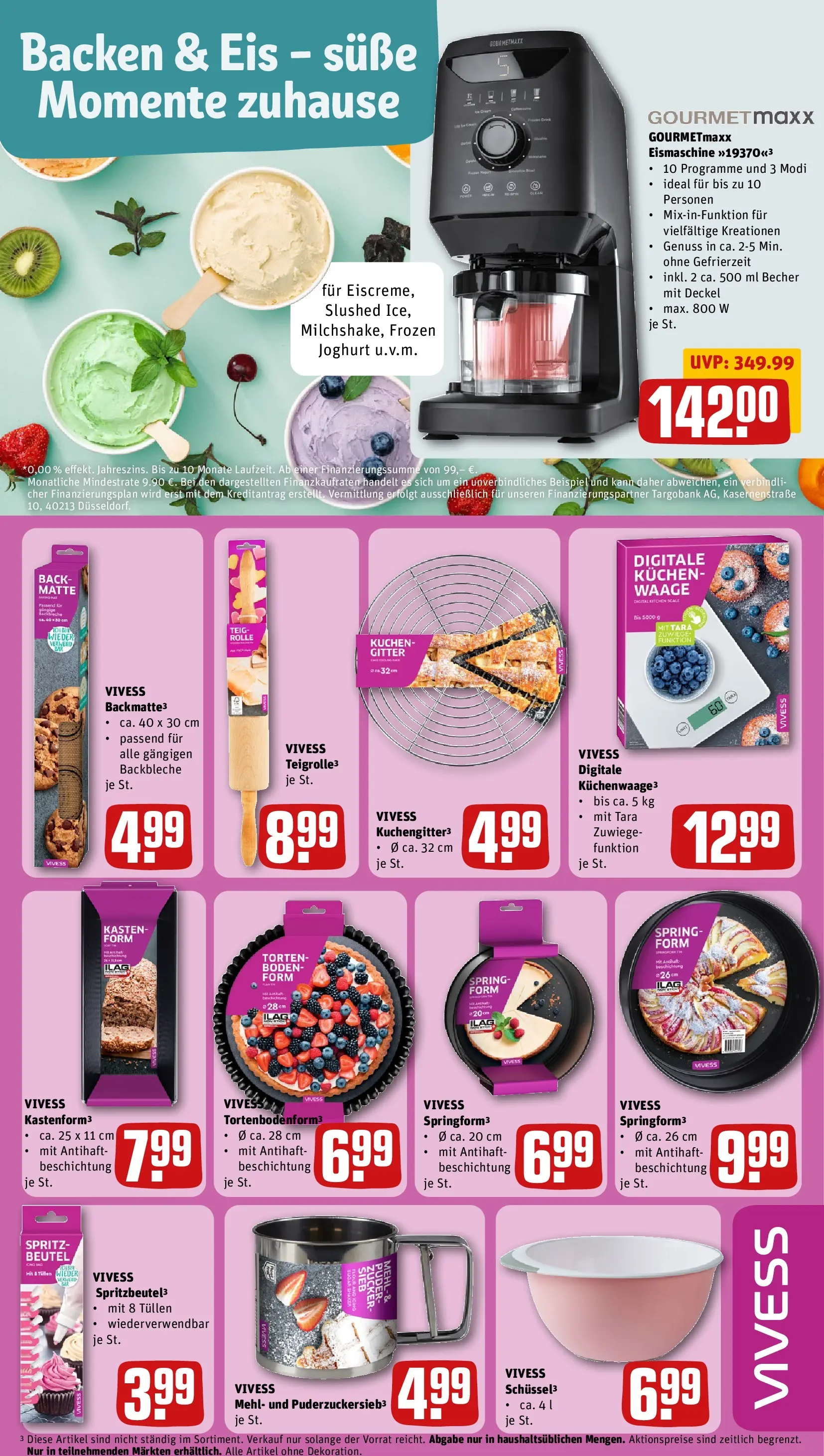 REWE Prospekt ab 01.06.2026 zum Blättern » Angebote | Seite: 41 | Produkte: Mehl, Puder, Kuchen, Eis