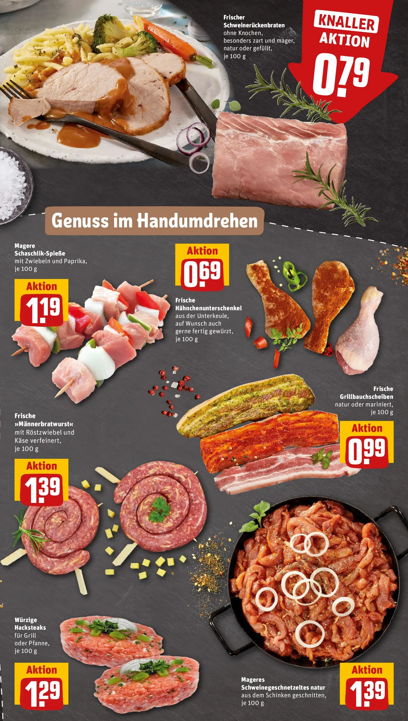 REWE Prospekt ab 01.06.2026 zum Blättern » Angebote | Seite: 7 | Produkte: Grill, Burger, Zwiebeln, Schinken