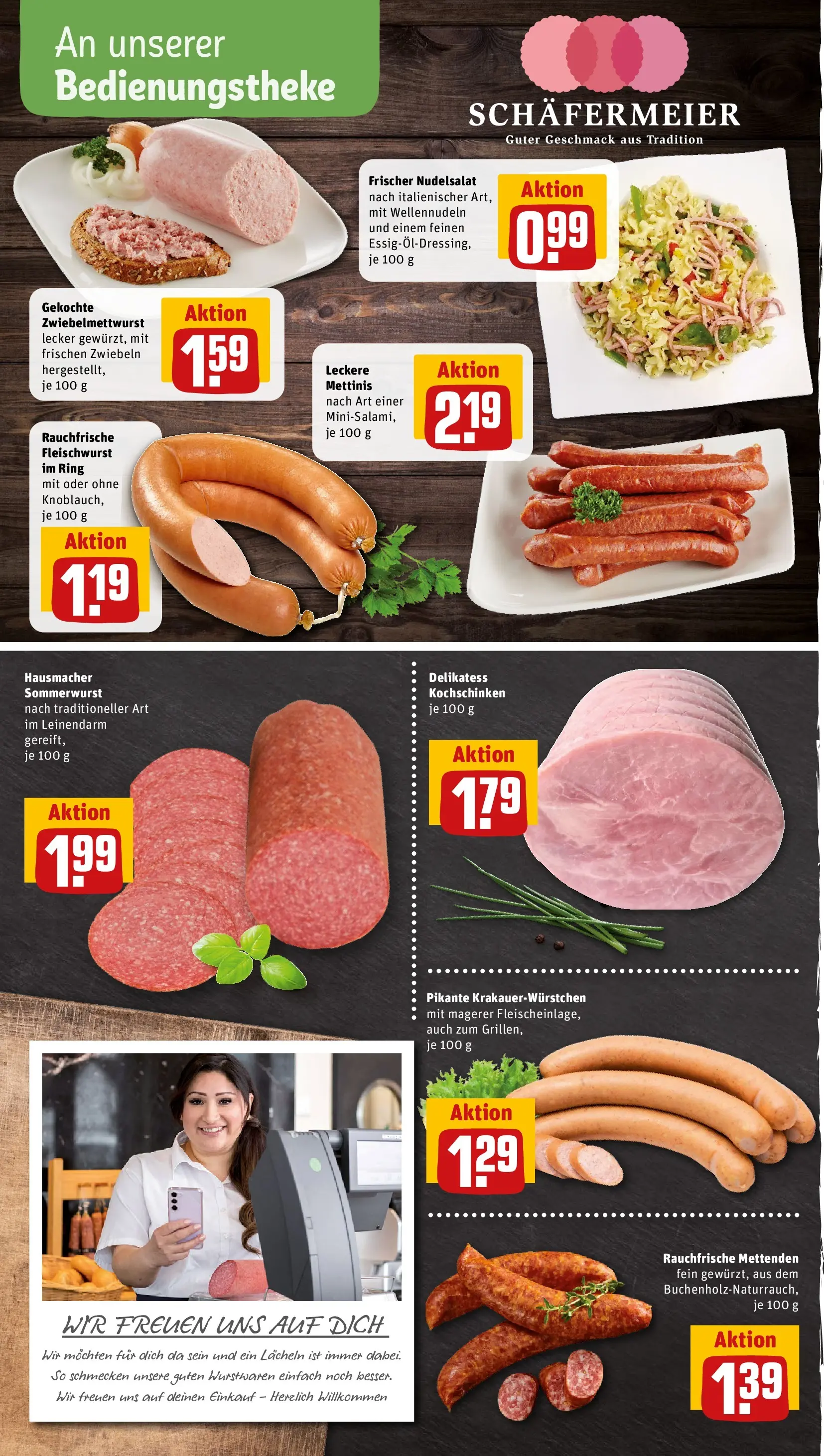 REWE Prospekt ab 01.06.2026 zum Blättern » Angebote | Seite: 8 | Produkte: Zwiebeln, Pasta, Salami