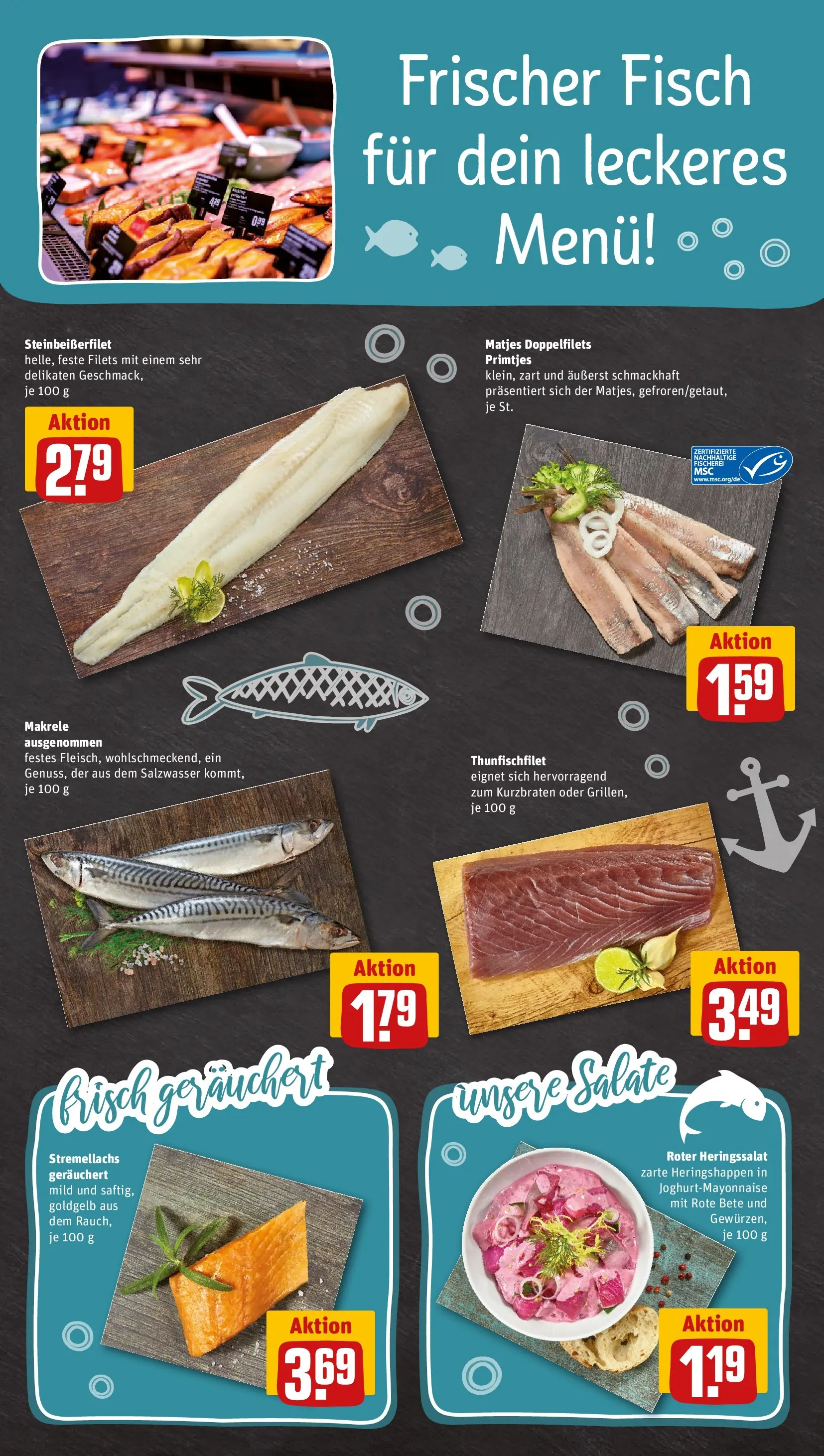 REWE Prospekt ab 01.06.2026 zum Blättern » Angebote | Seite: 35 | Produkte: Fisch