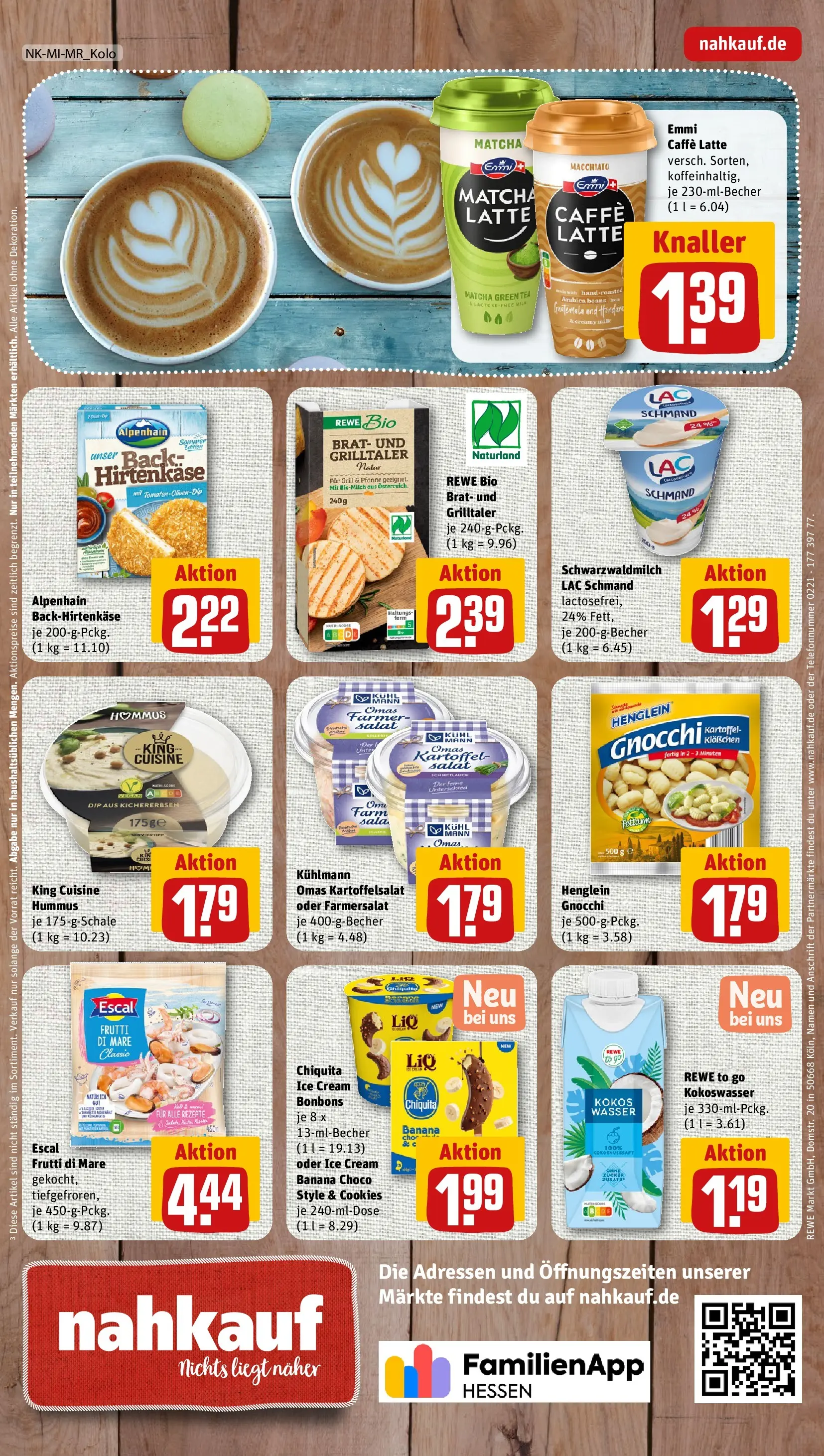 REWE Prospekt ab 01.06.2026 zum Blättern » Angebote | Seite: 8 | Produkte: Grill, Wasser, Salat
