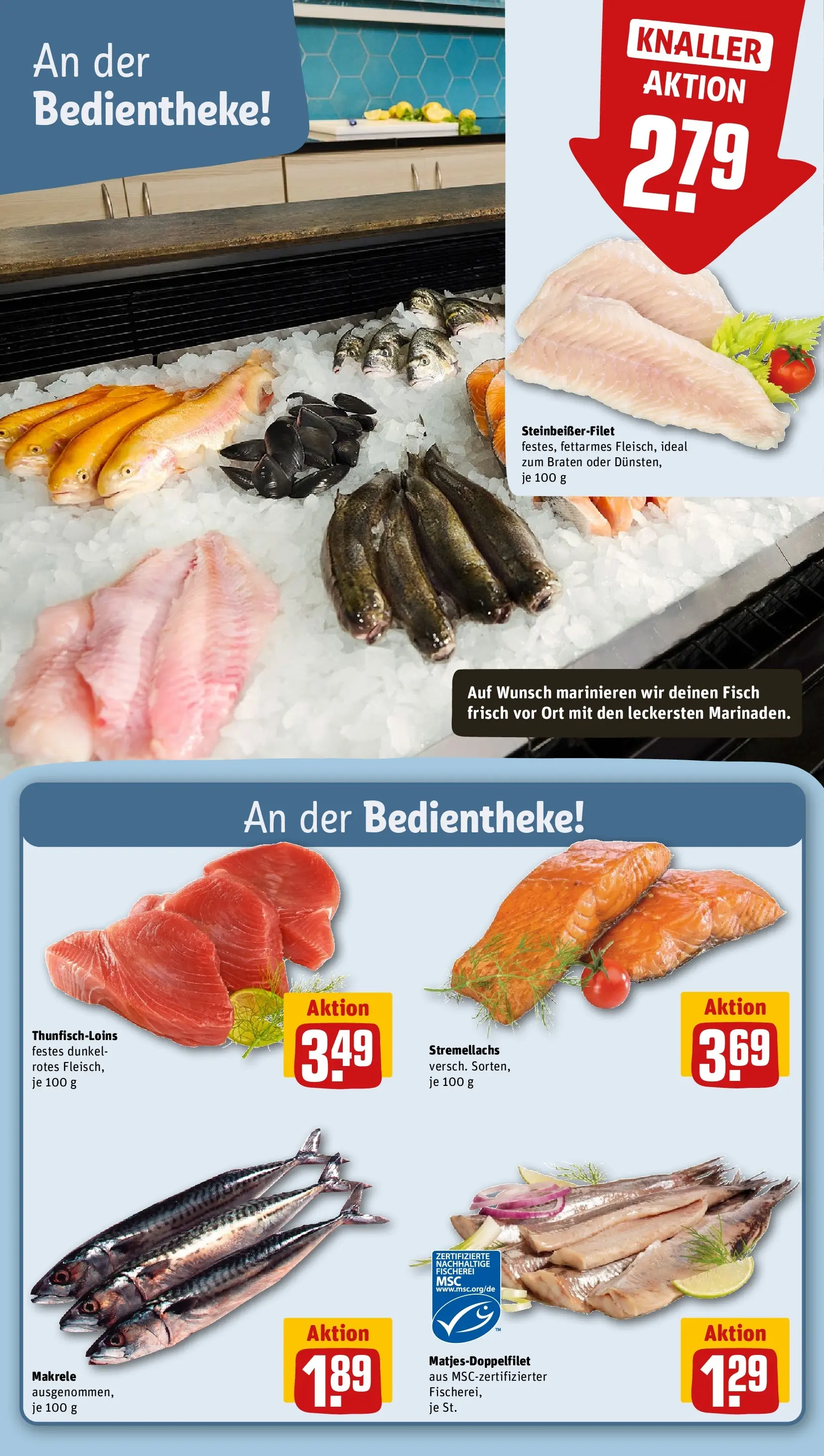 REWE Prospekt ab 01.06.2026 zum Blättern » Angebote | Seite: 35 | Produkte: Fisch
