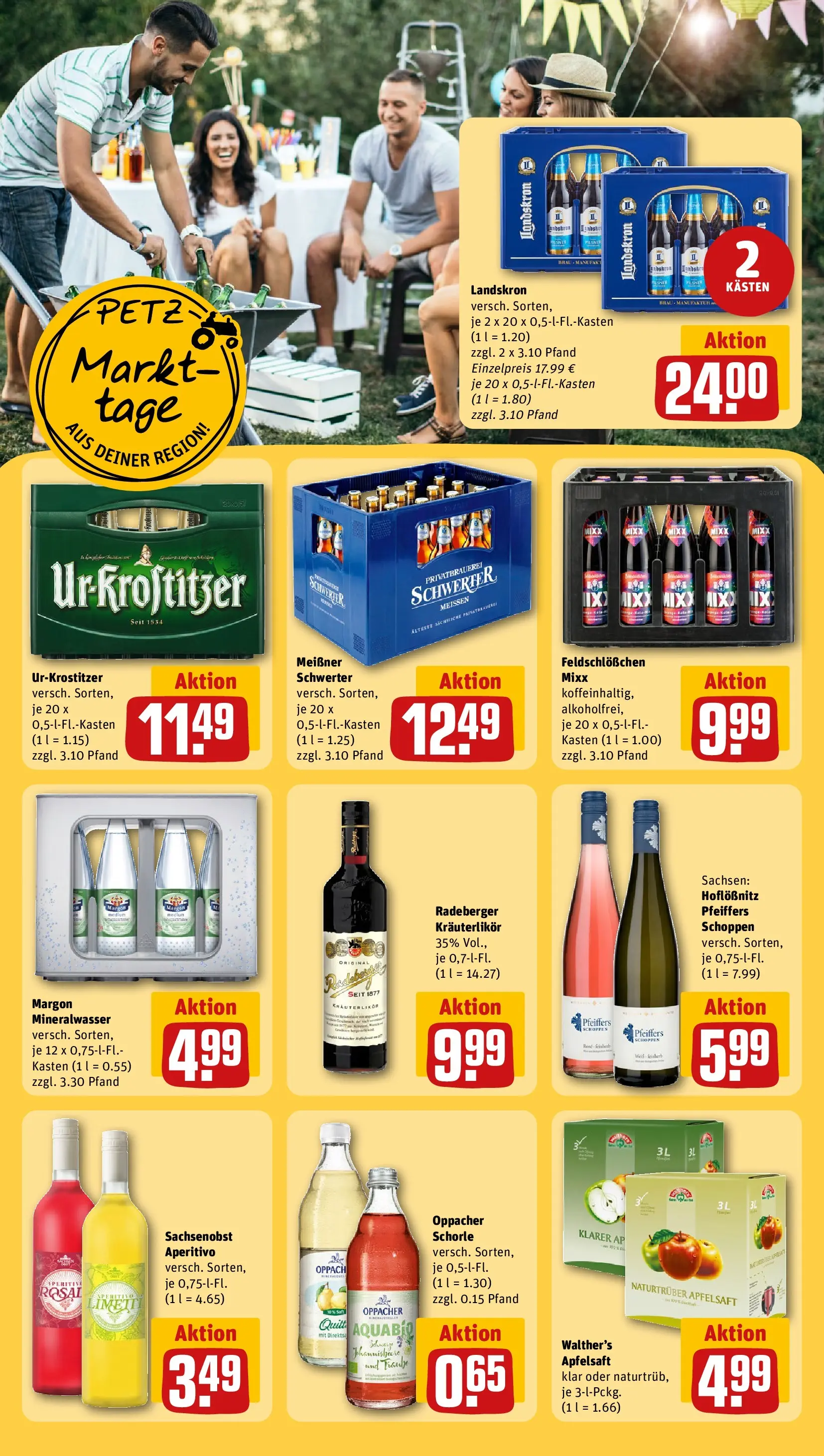 REWE Prospekt ab 01.06.2026 zum Blättern » Angebote | Seite: 2 | Produkte: Apfelsaft, Mineralwasser, Apple