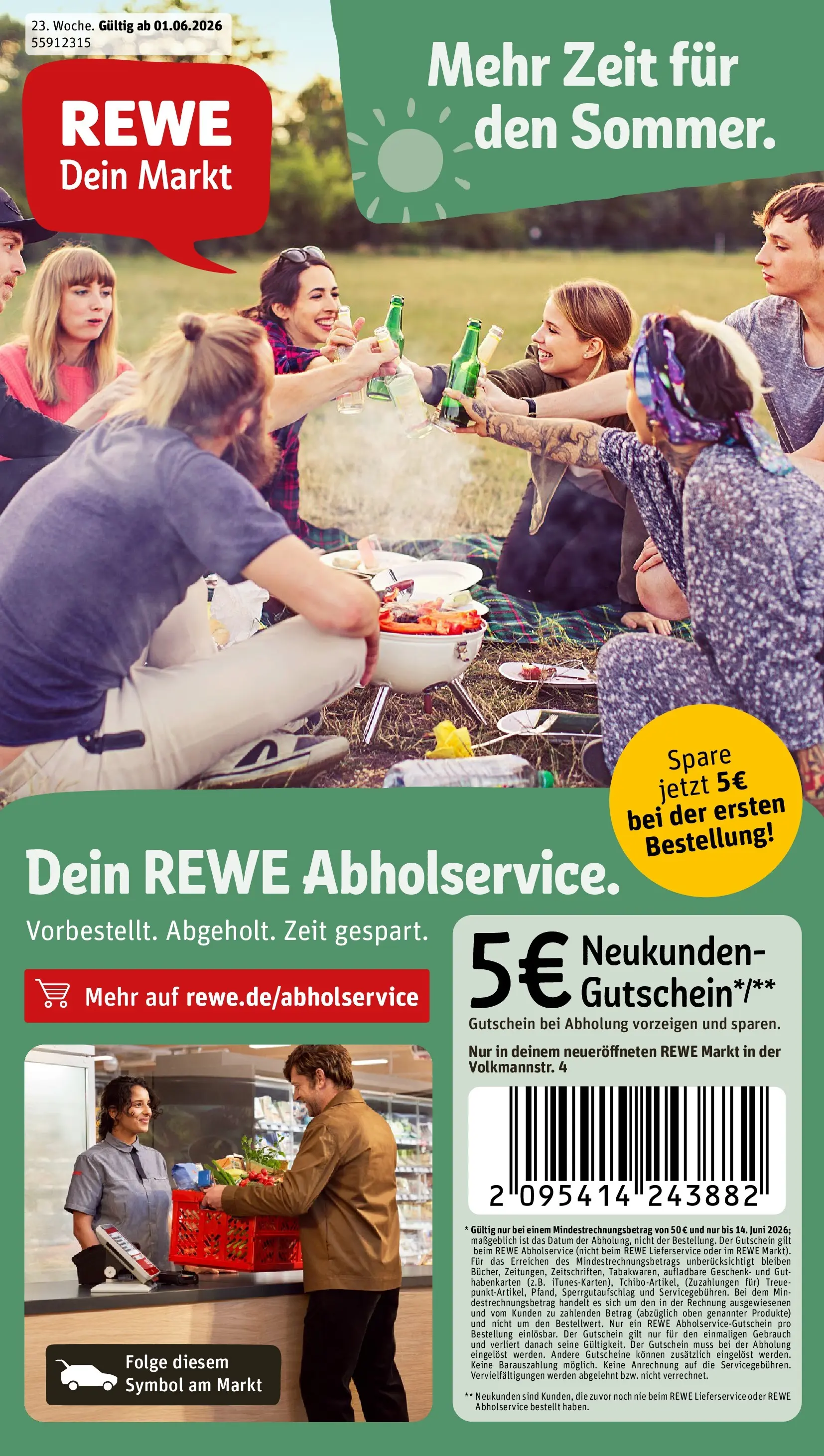 REWE Prospekt ab 01.06.2026 zum Blättern » Angebote | Seite: 1