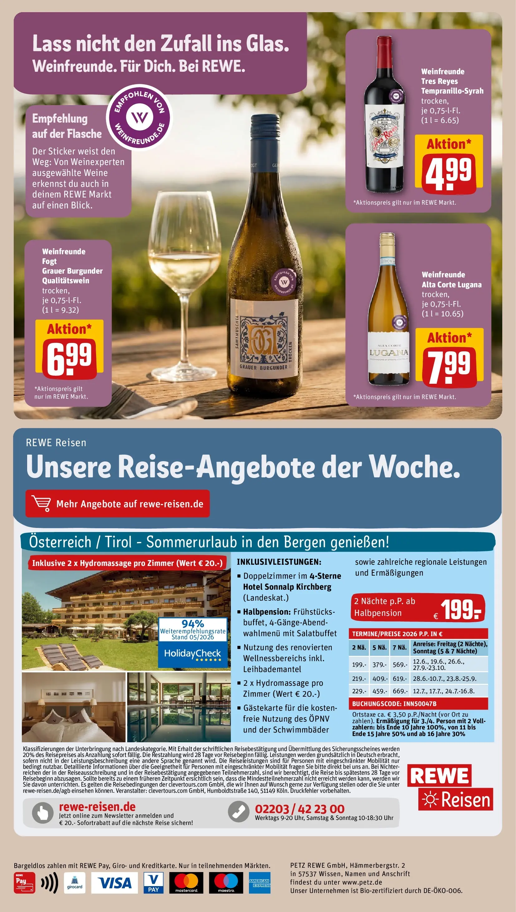 REWE Prospekt ab 01.06.2026 zum Blättern » Angebote | Seite: 34 | Produkte: Uhr