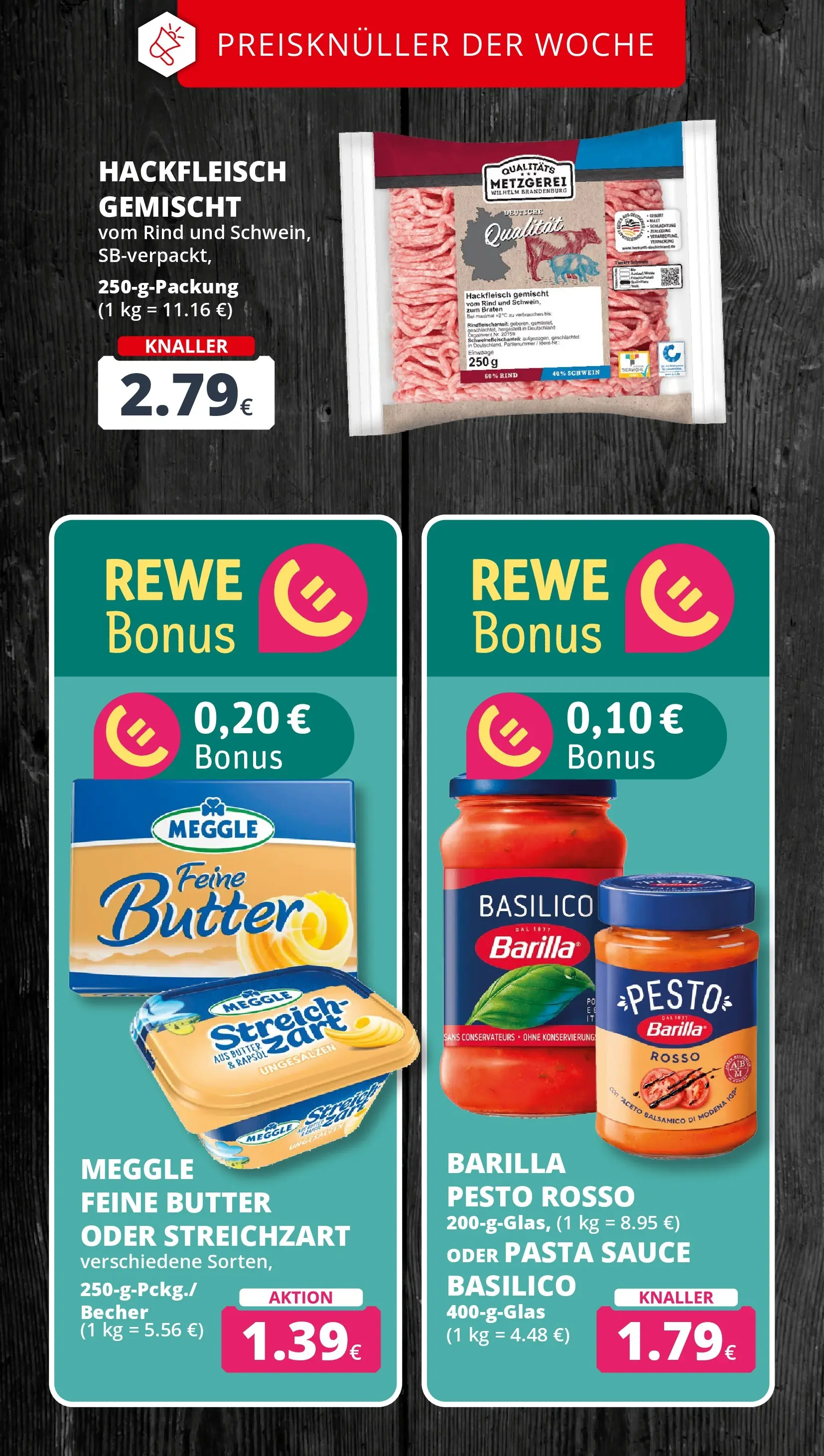 REWE Prospekt ab 01.06.2026 zum Blättern » Angebote | Seite: 2 | Produkte: Butter, Barilla, Balsamico, Barilla pesto