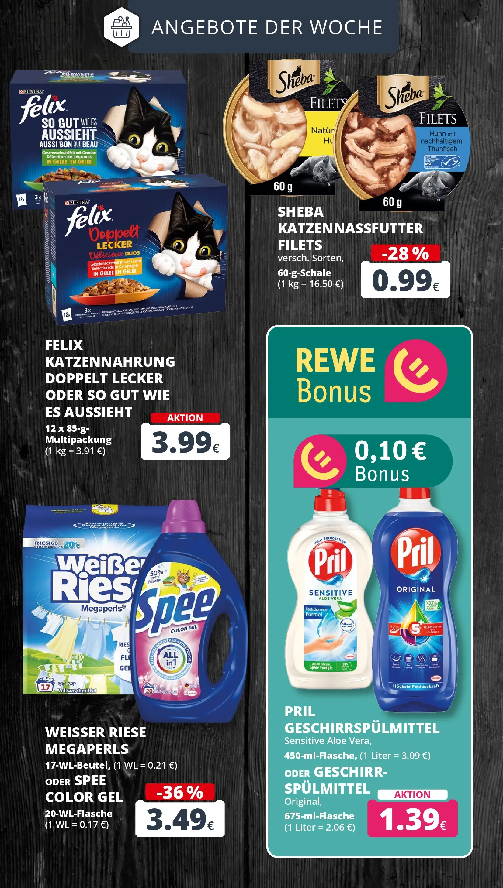 REWE Prospekt ab 01.06.2026 zum Blättern » Angebote | Seite: 7 | Produkte: Thunfisch, Gemüse, Geschirrspülmittel, Pril