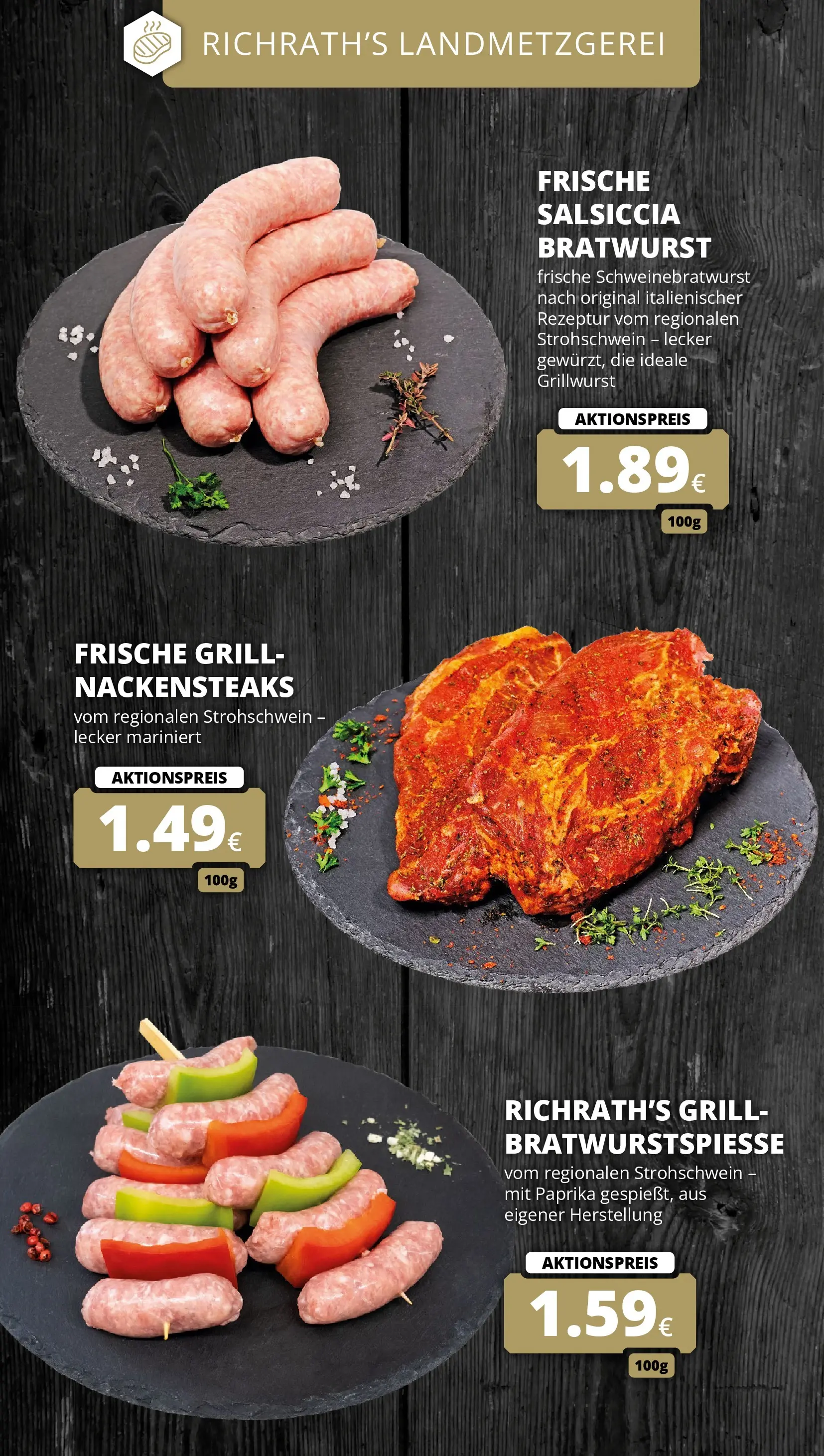 REWE Prospekt ab 01.06.2026 zum Blättern » Angebote | Seite: 12 | Produkte: Nackensteaks, Grill, Bratwurst, Paprika