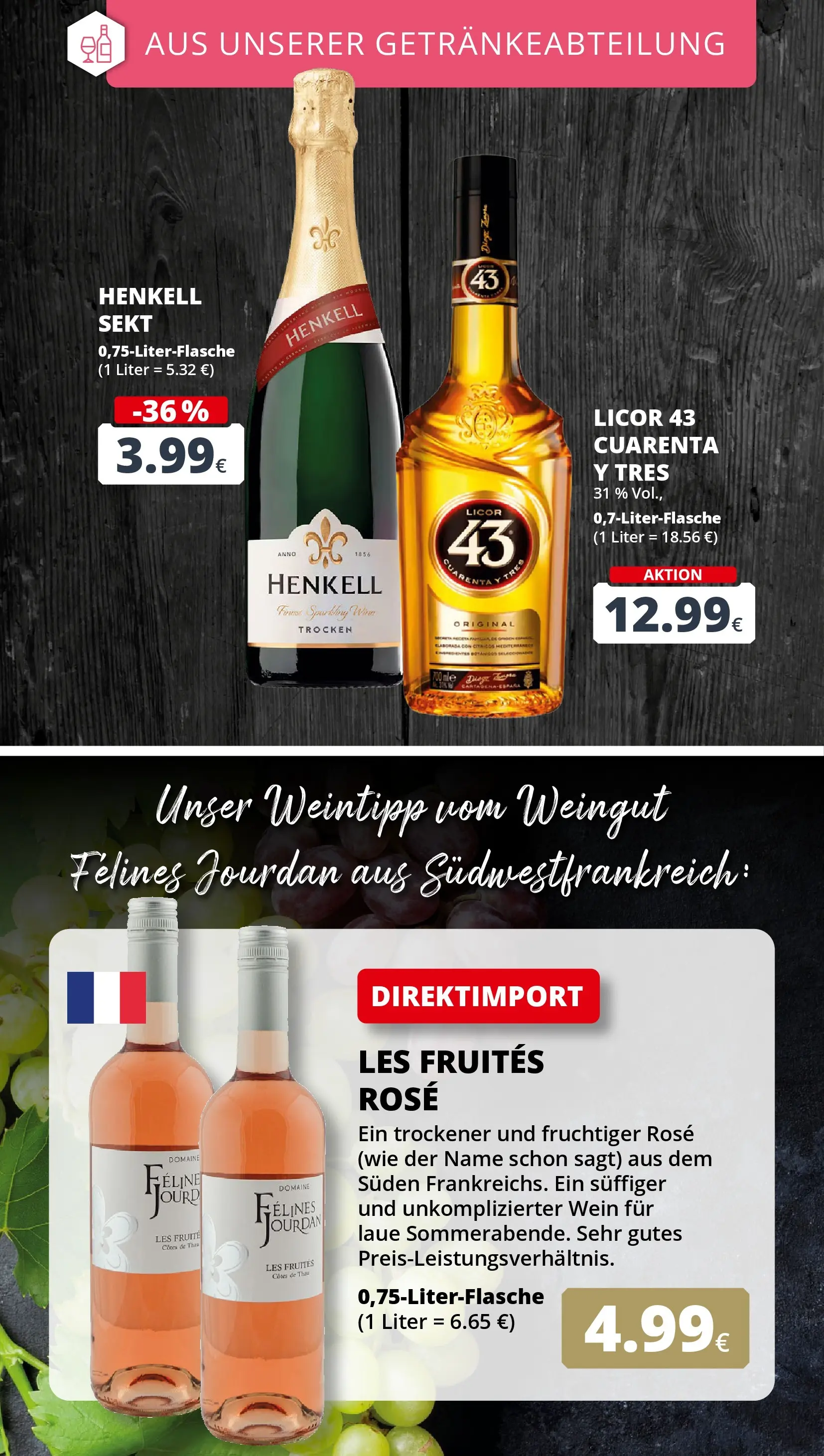 REWE Prospekt ab 01.06.2026 zum Blättern » Angebote | Seite: 23 | Produkte: Sekt, Wein