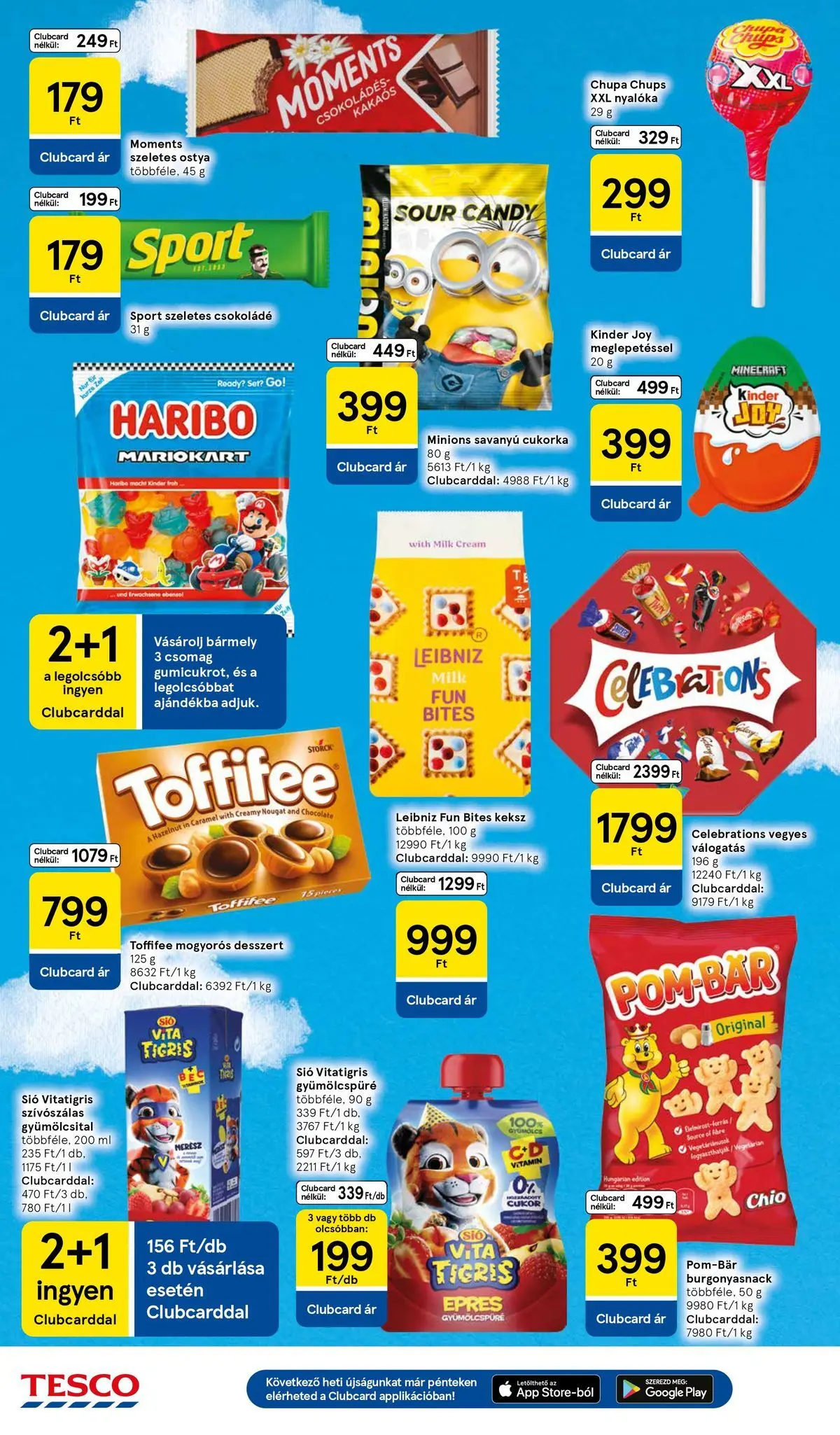 Tesco akciós újság - 2026.05.28.-tól - online | Oldal: 12 | Termékek: Gyümölcs, Nyalóka, Toffifee, Csokoládé