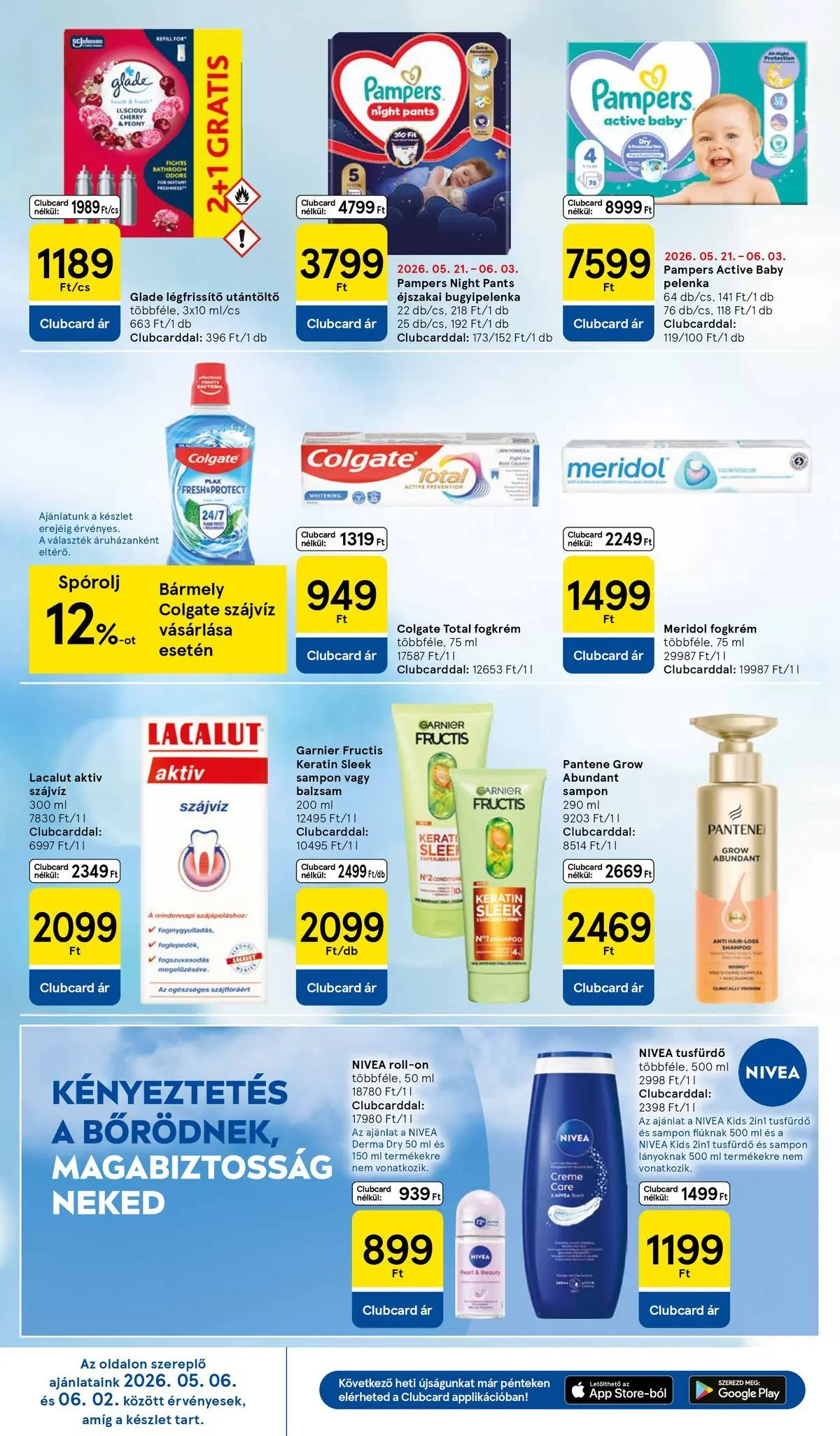 Tesco akciós újság - 2026.05.28.-tól - online | Oldal: 28 | Termékek: Pampers, Légfrissítő, Sampon, Fogkrém