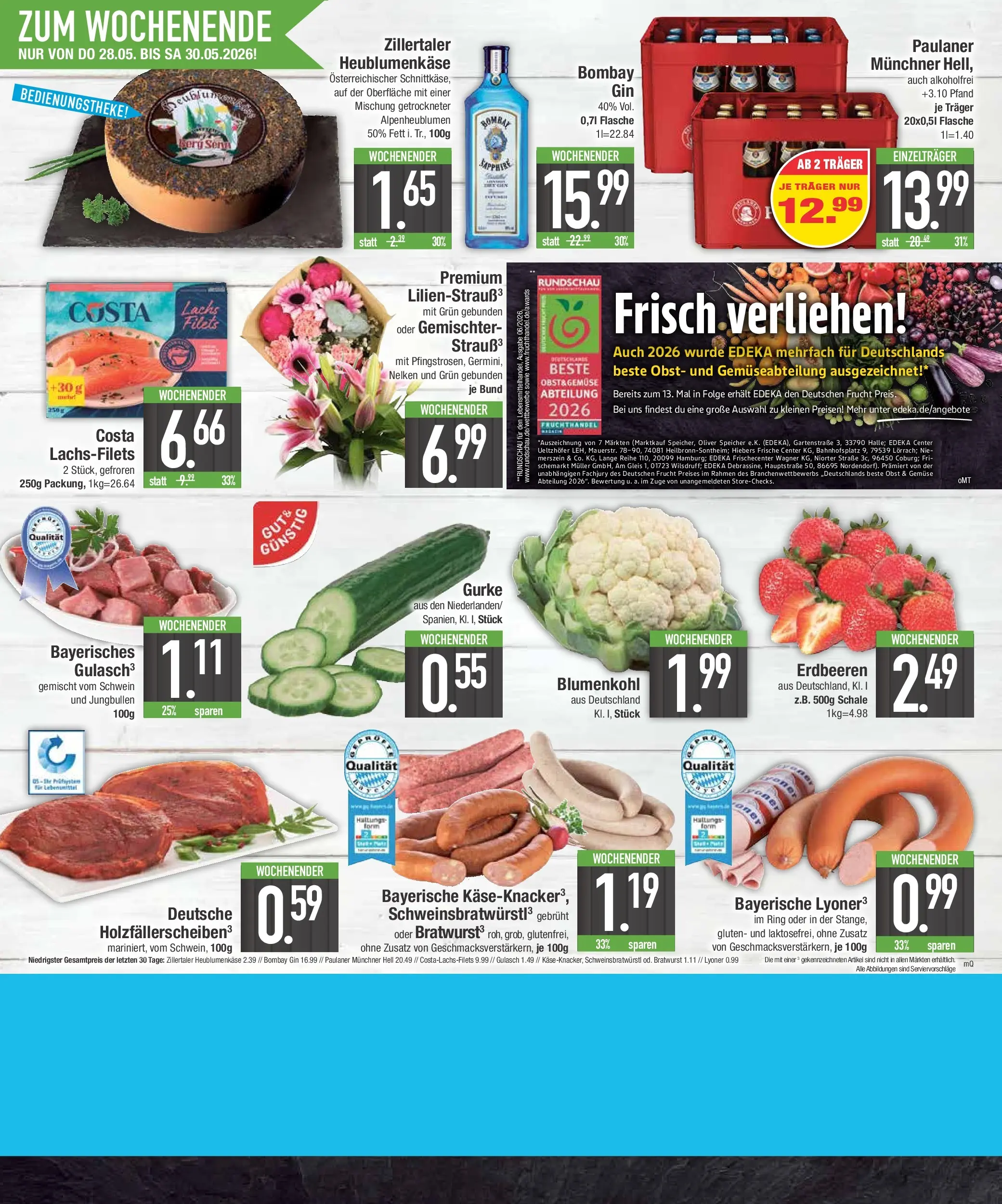 E center Prospekt Abensberg (ab 26.05.2026) zum Blättern | Seite: 20 | Produkte: Toner, Gemüse, Gulasch, Erdbeeren