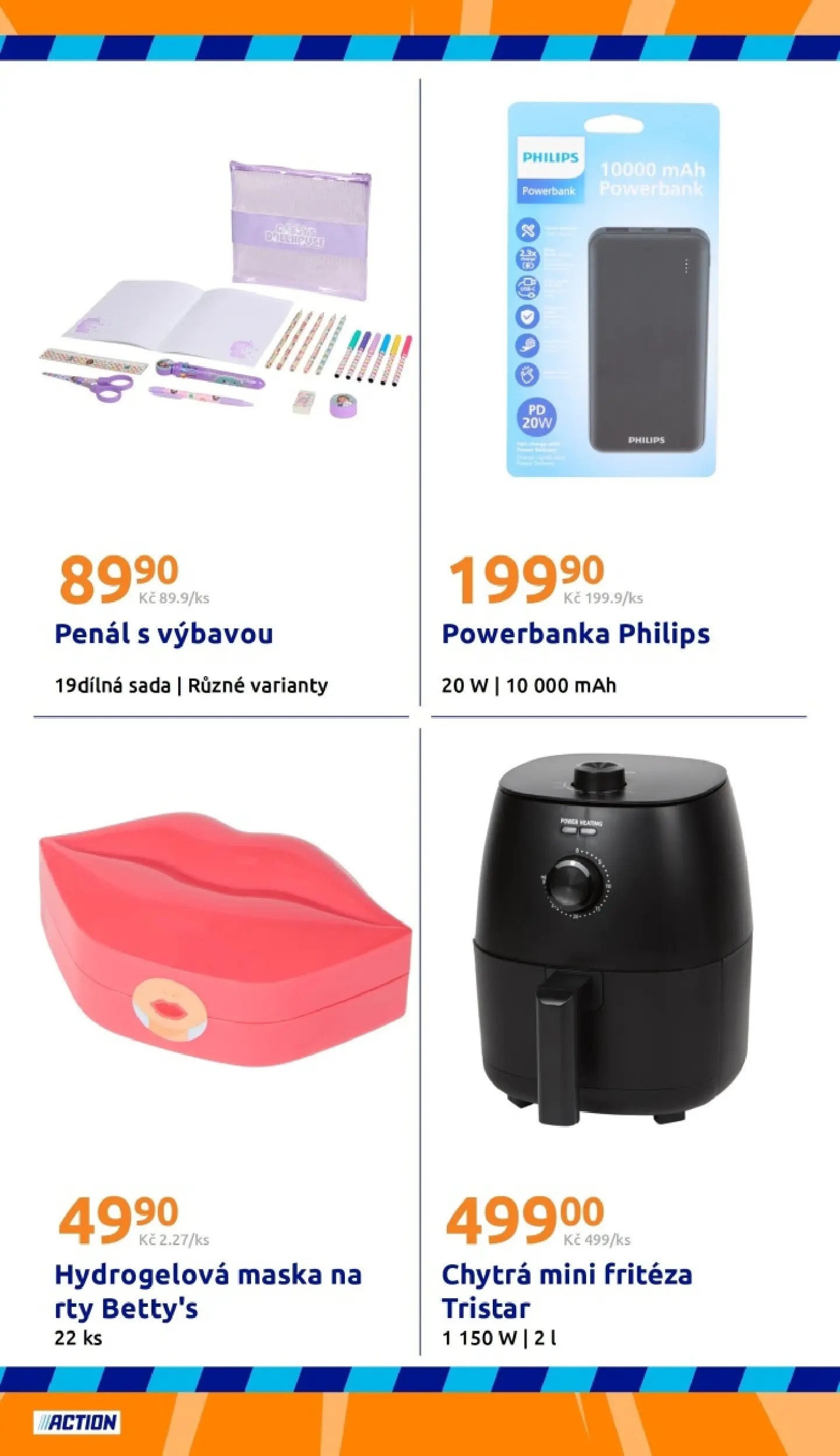 Action leták od 27.05.2026 - Akční leták online | Strana: 22 | Produkty: Penál, Powerbanka, Povlečení