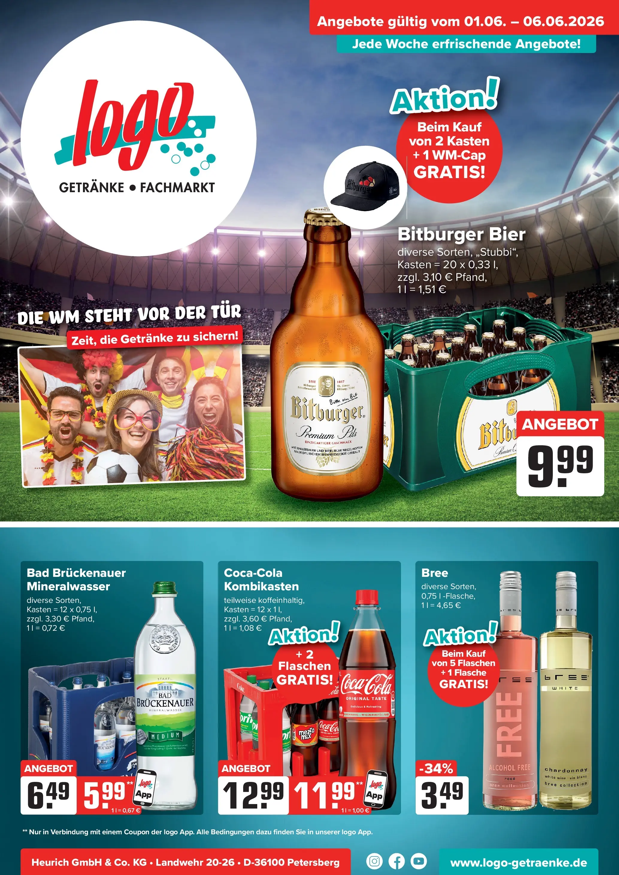 Angebote - Wochenangebote (ab 31.05.2026) zum Blättern | Seite: 1 | Produkte: Bier, Bad, Pils, Tür