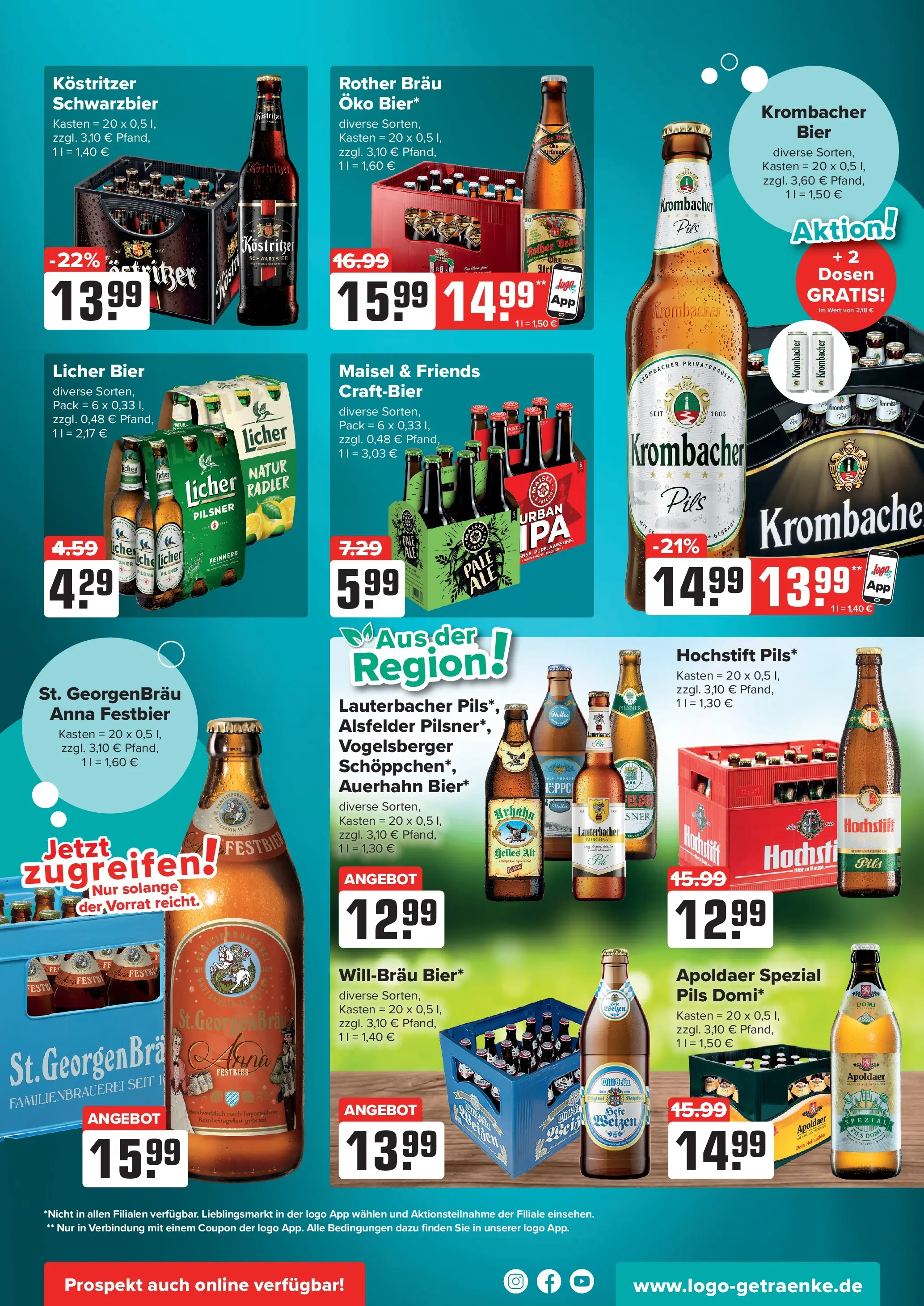 Angebote - Wochenangebote (ab 31.05.2026) zum Blättern | Seite: 2 | Produkte: Kostritzer, Bier, Pils, Radler