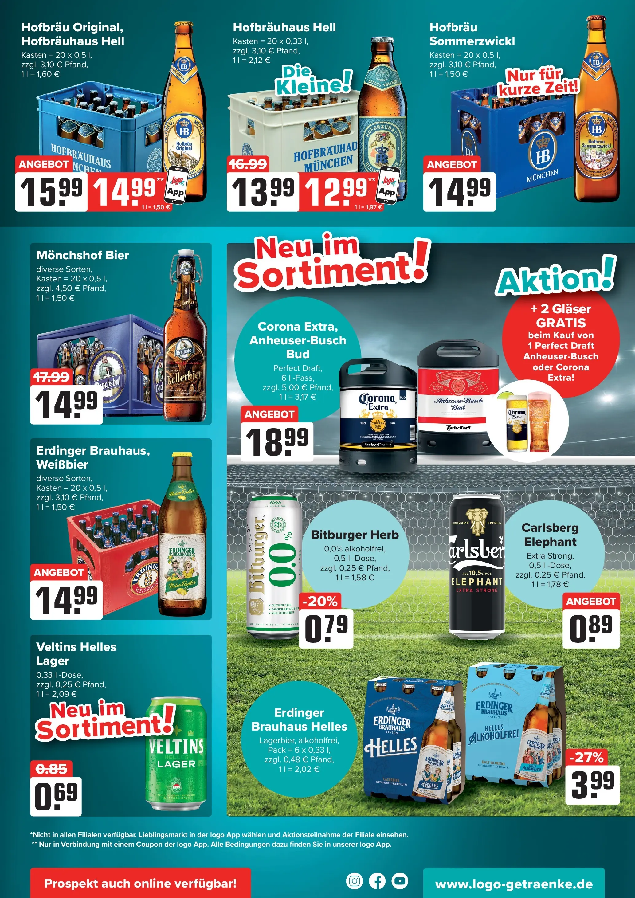 Angebote - Wochenangebote (ab 31.05.2026) zum Blättern | Seite: 3 | Produkte: Bitburger, Monchshof, Bier, Veltins