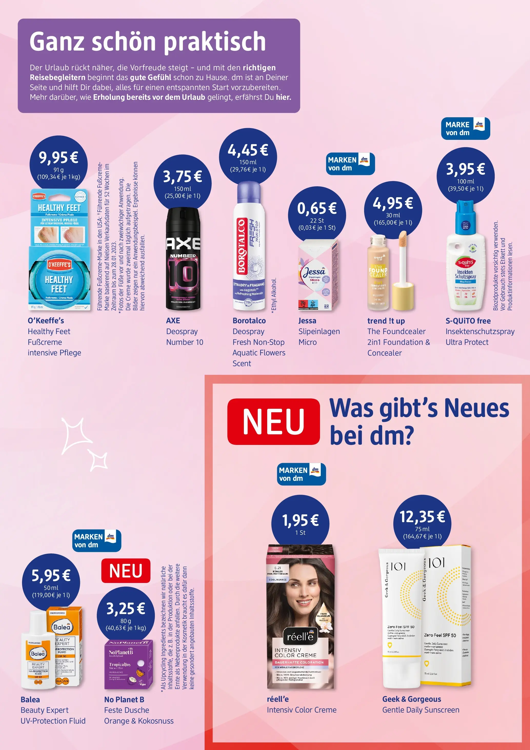 dm drogerie prospekt Neuburg A.d.Donau (ab 02.06.2026) zum Blättern | Seite: 4 | Produkte: Dusche, Deospray, Foundation, Fußcreme