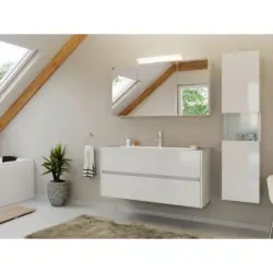 BADEZIMMER Limes, Wei&szlig; HG B: 120 cm