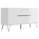 M&ouml;belix Sideboard Posseik Industrial Wei&szlig;/Eichefarben B: 139 cm