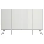 M&ouml;belix Sideboard Posseik Industrial Wei&szlig;/Eichefarben B: 155 cm