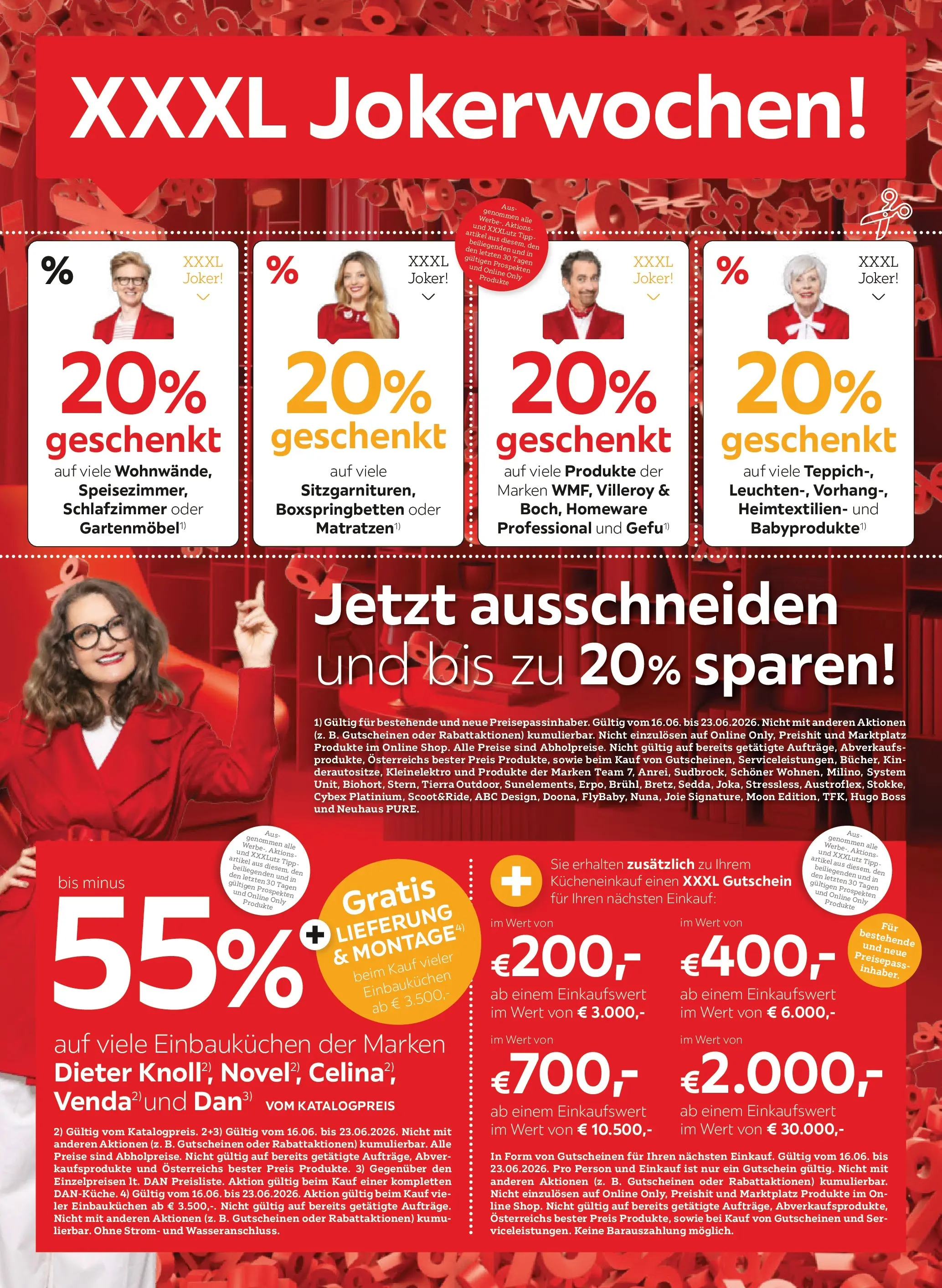 XXXLutz Jokerwochen von 16.06.2026 - Aktuelle Angebote | Seite: 2 | Produkte: Teppich