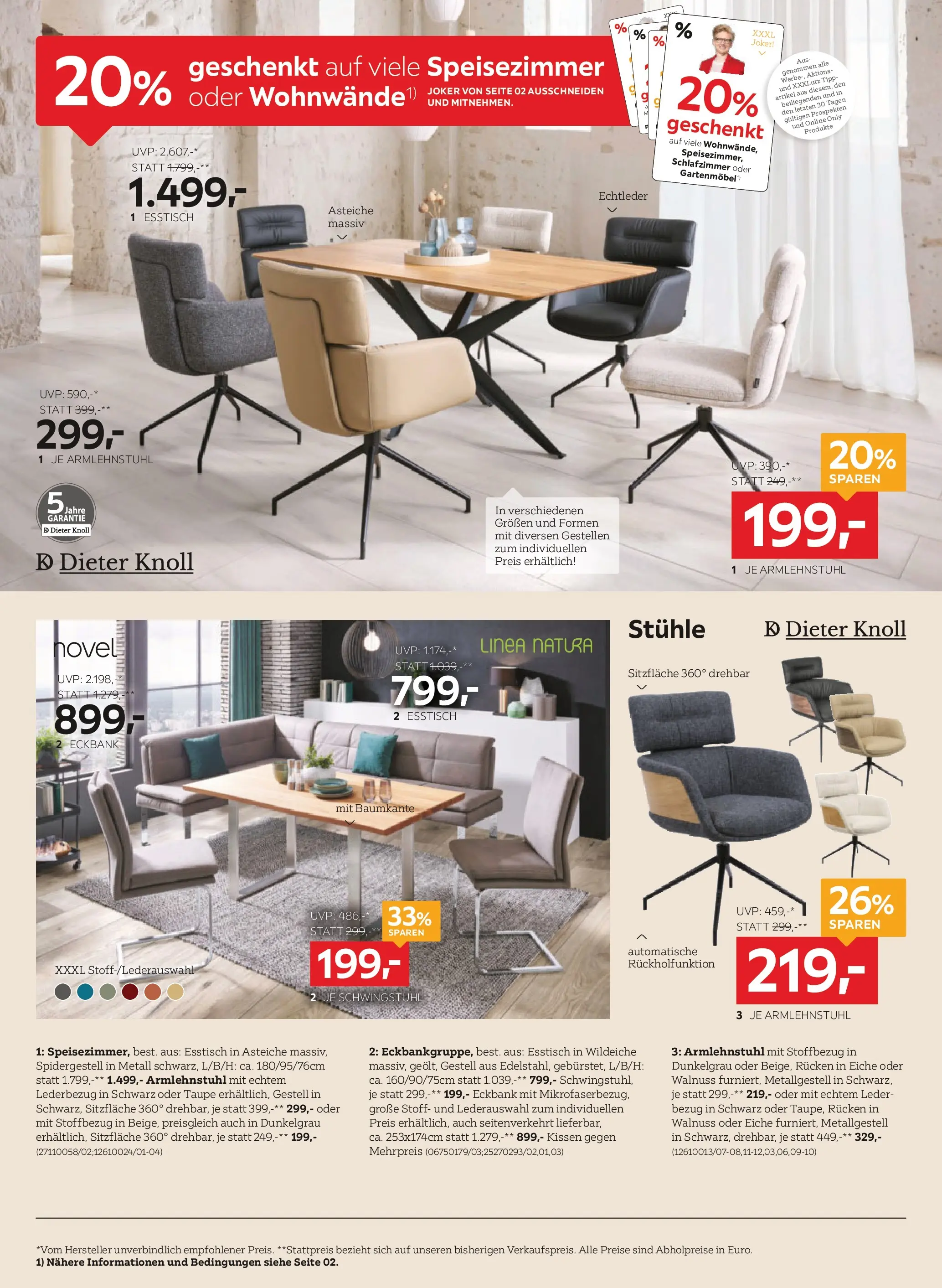 XXXLutz Jokerwochen von 16.06.2026 - Aktuelle Angebote | Seite: 4 | Produkte: Kissen, Gartenmöbel