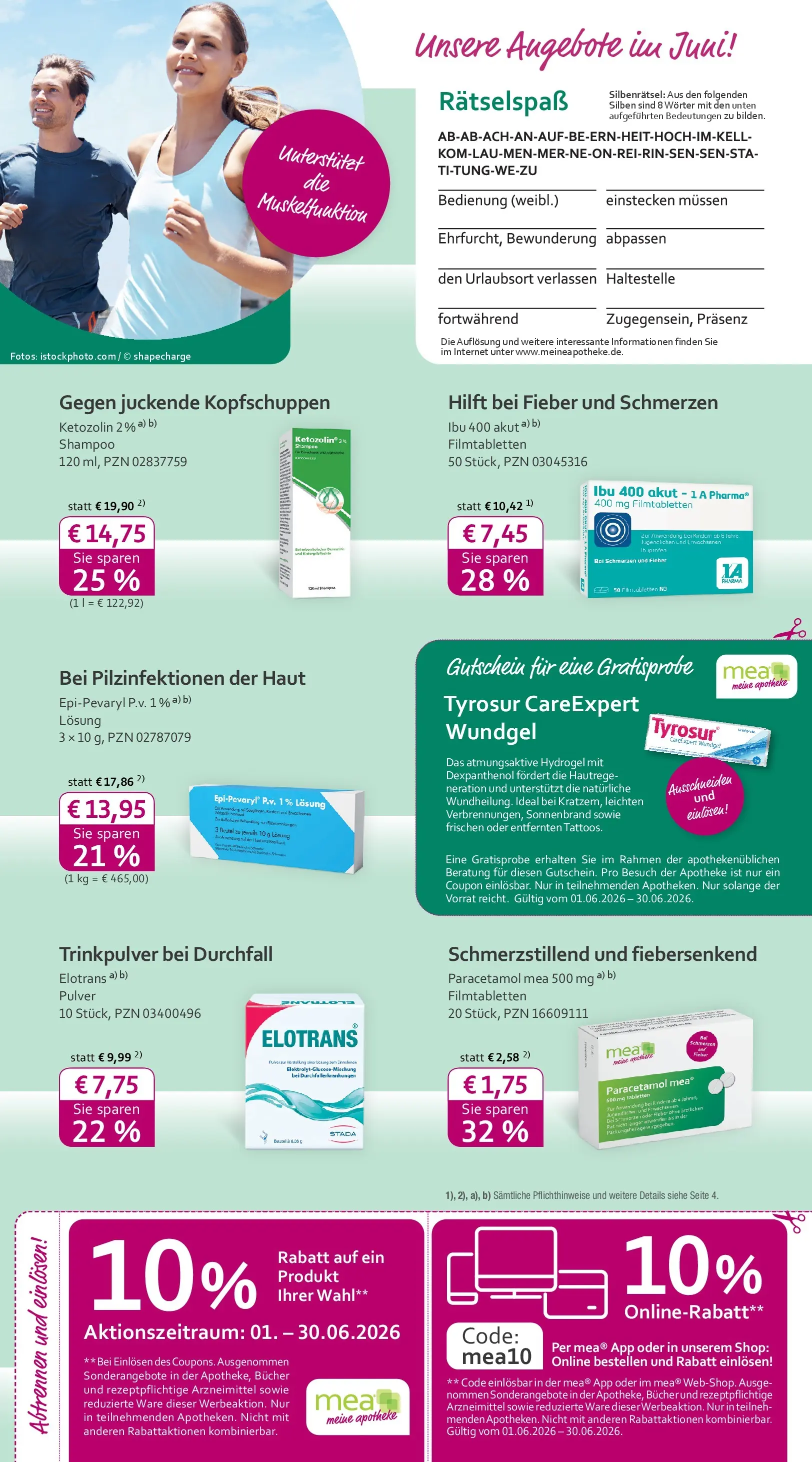 Angebote - mea Apotheke: Top Angebote im Juni! (ab 31.05.2026) zum Blättern | Seite: 3 | Produkte: Shampoo