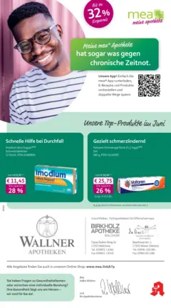 Angebote - mea Apotheke: Top Angebote im Juni! ab 31.05.2026 gültig
