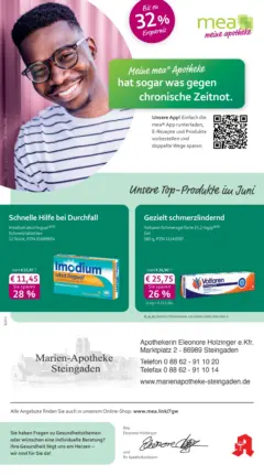Angebote - mea Apotheke: Top Angebote im Juni! ab 31.05.2026 gültig | Seite: 1