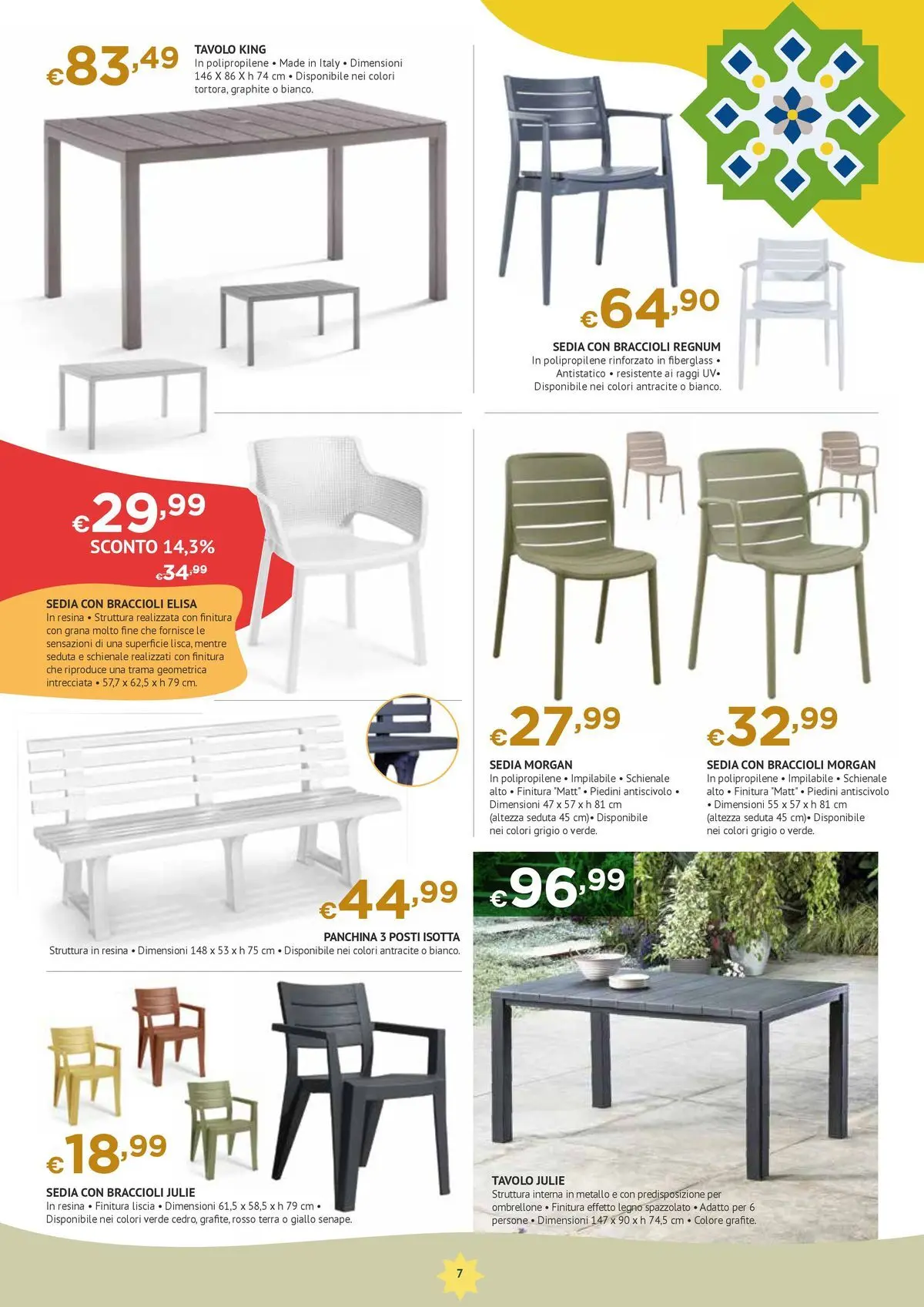 Nuovo Offerte - Anche fuori è Casa dal 28/05/2026 > offerte anteprima 🛍️ | Pagina: 7 | Prodotti: Braccioli, Tavolo, Sedia, Terra